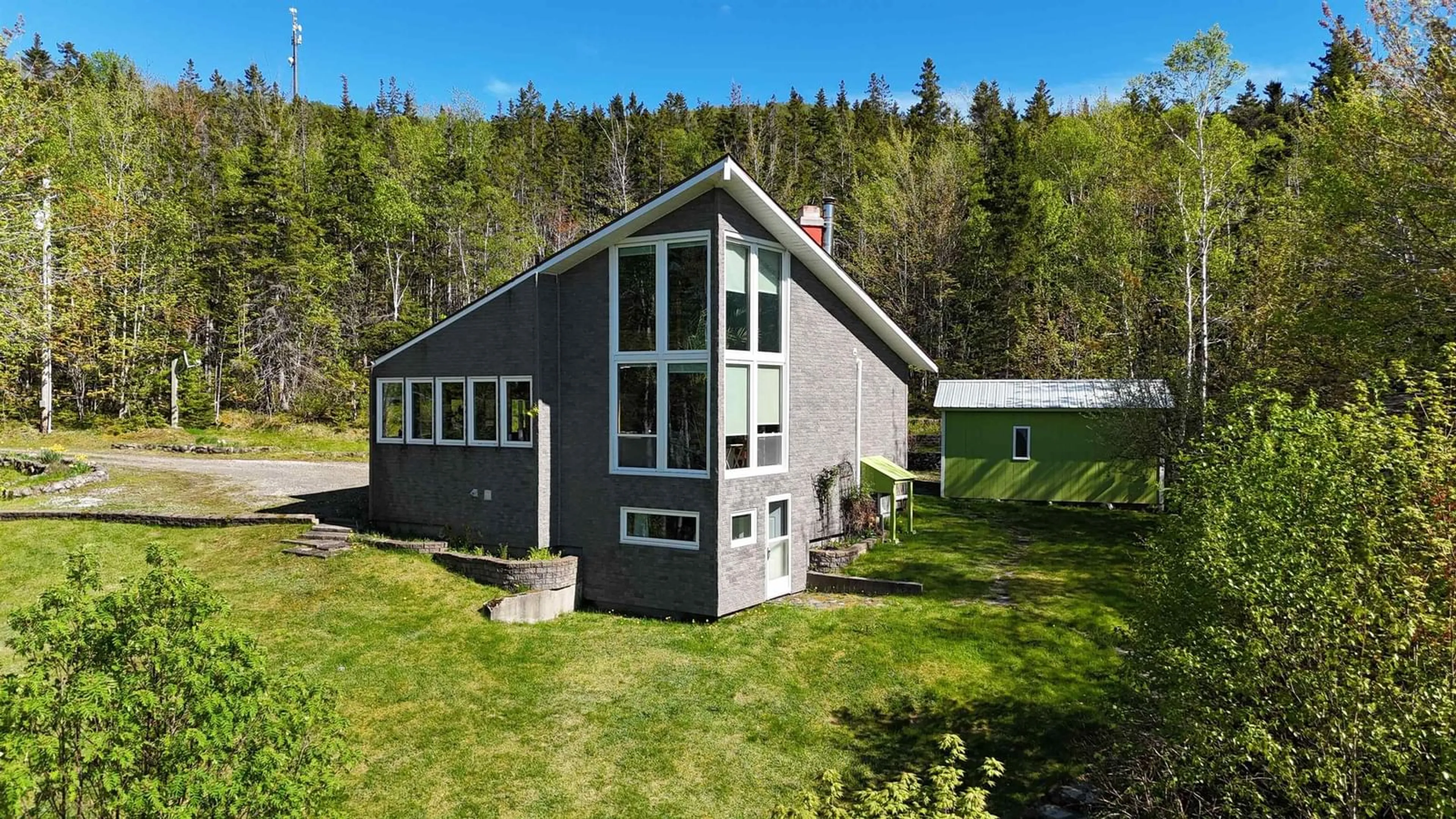 Home with vinyl exterior material, building for 55 312 Hwy, Englishtown Nova Scotia B0C 1H0