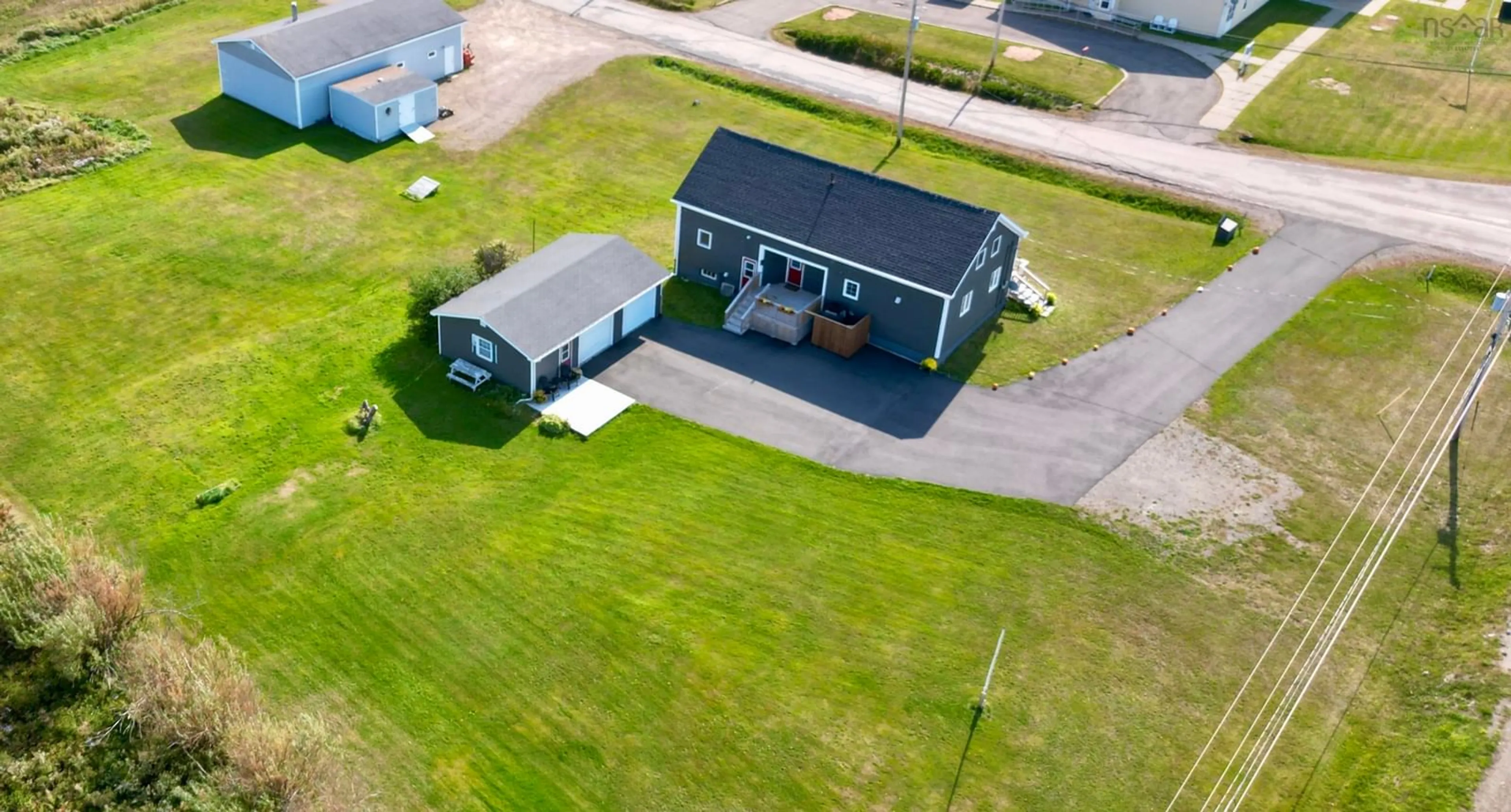 A pic from outside/outdoor area/front of a property/back of a property/a pic from drone, building for 5 Chemin Pembroke, Grand Étang Nova Scotia B0E 1L0