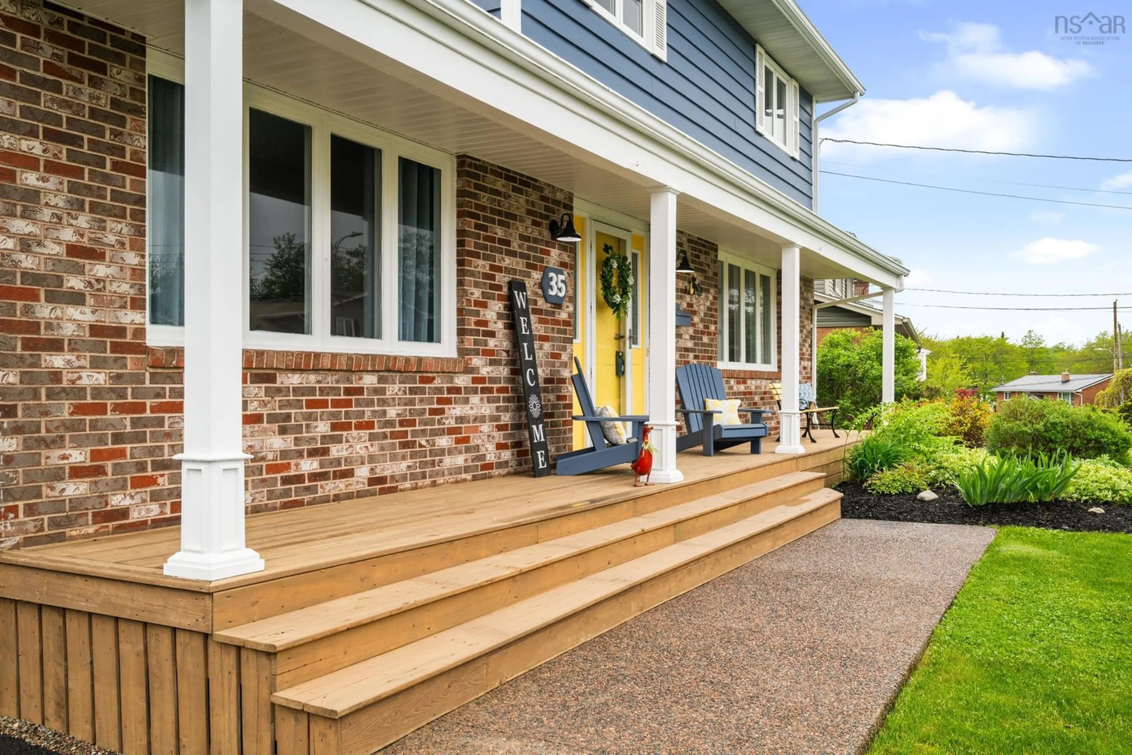 Home with brick exterior material, street for 35 Fireside Dr, Cole Harbour Nova Scotia B2V 1Y7