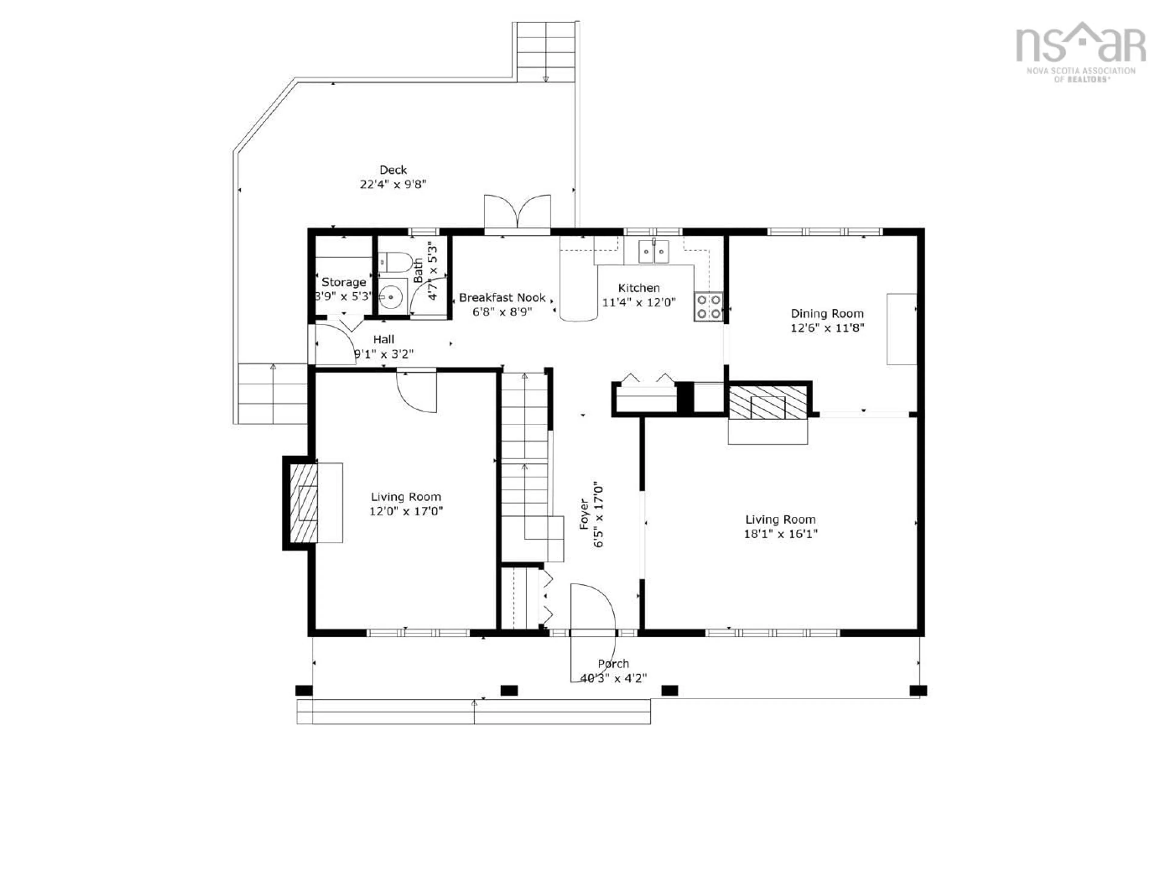 Floor plan for 35 Fireside Dr, Cole Harbour Nova Scotia B2V 1Y7