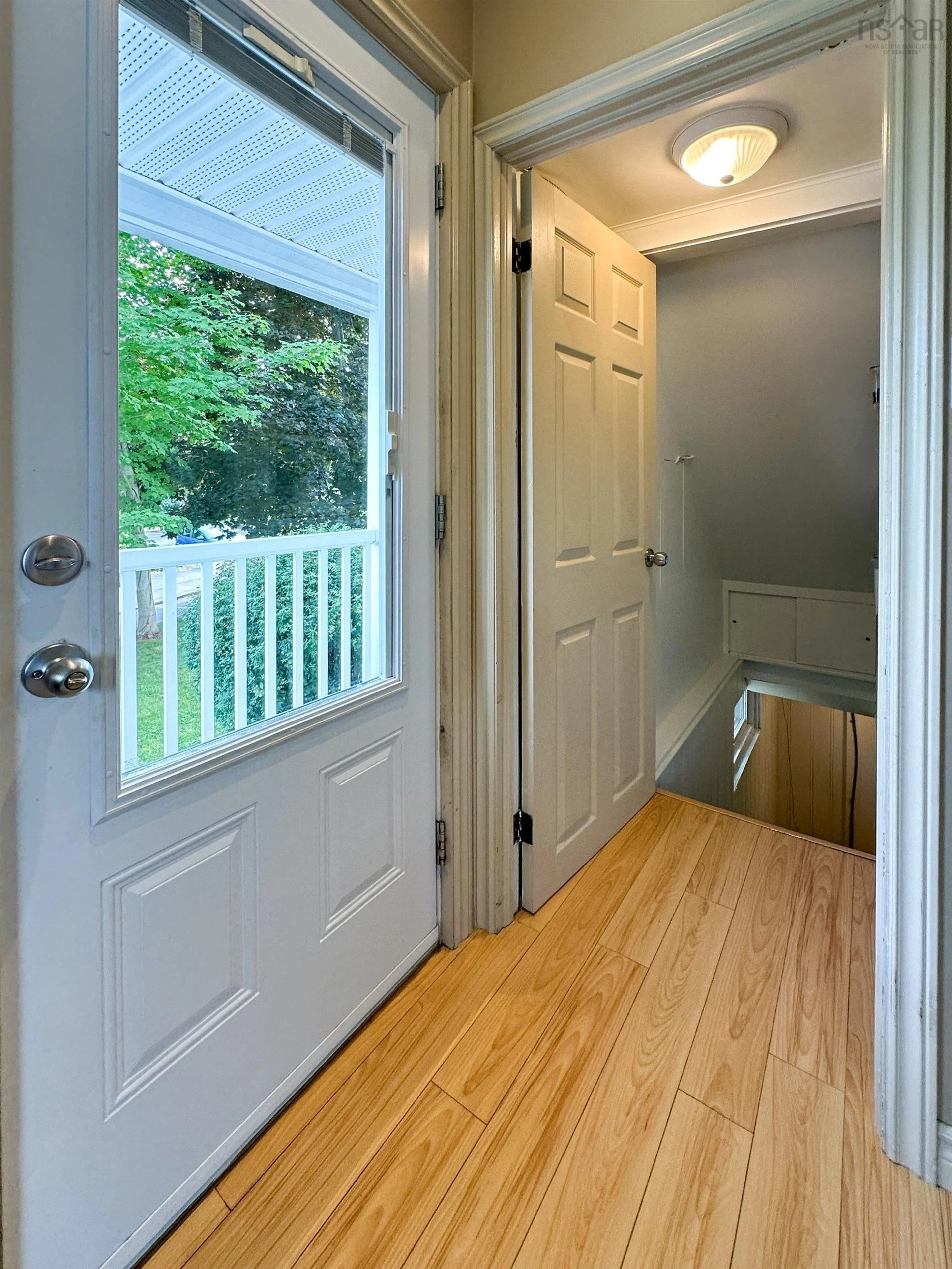 Indoor entryway for 20 Queen St, Bridgewater Nova Scotia B4V 1P2