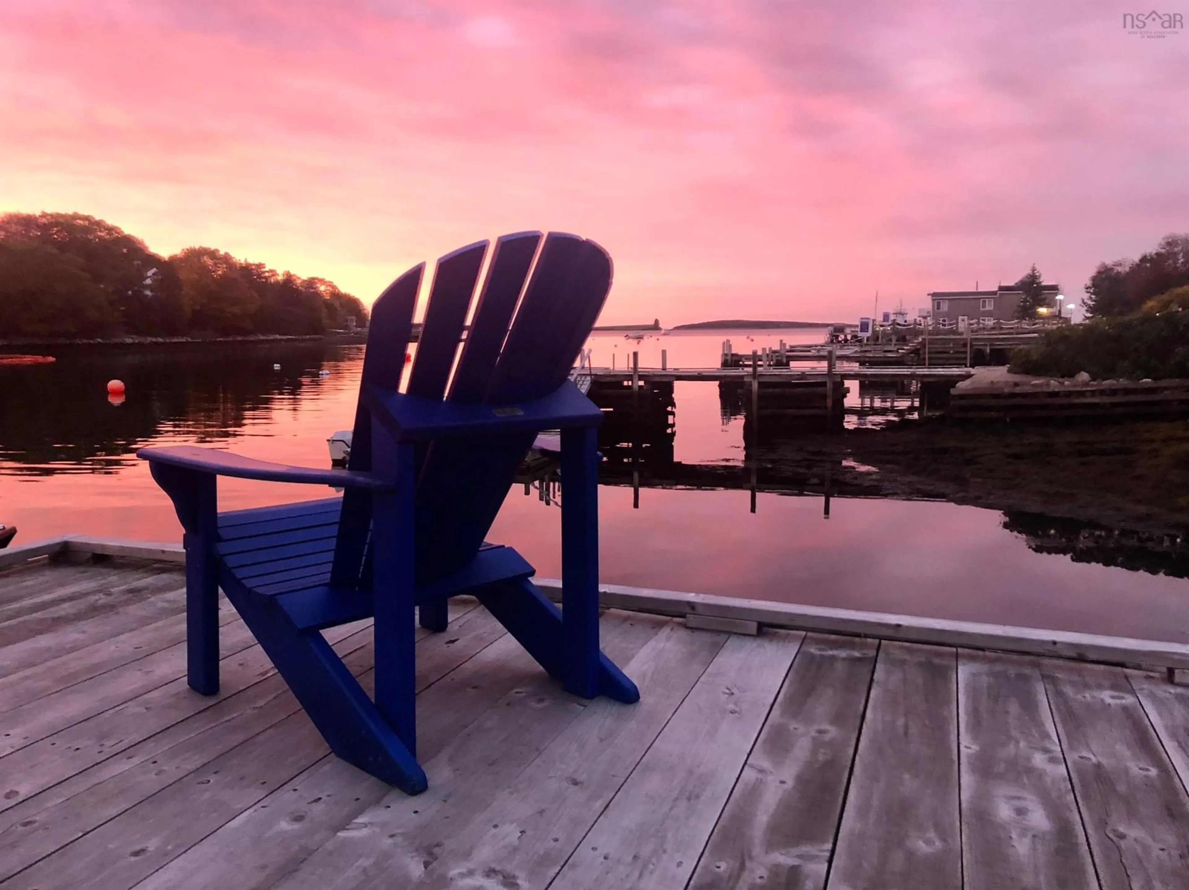 Patio, water/lake/river/ocean view for 67 Water St, Chester Nova Scotia B0J 1J0