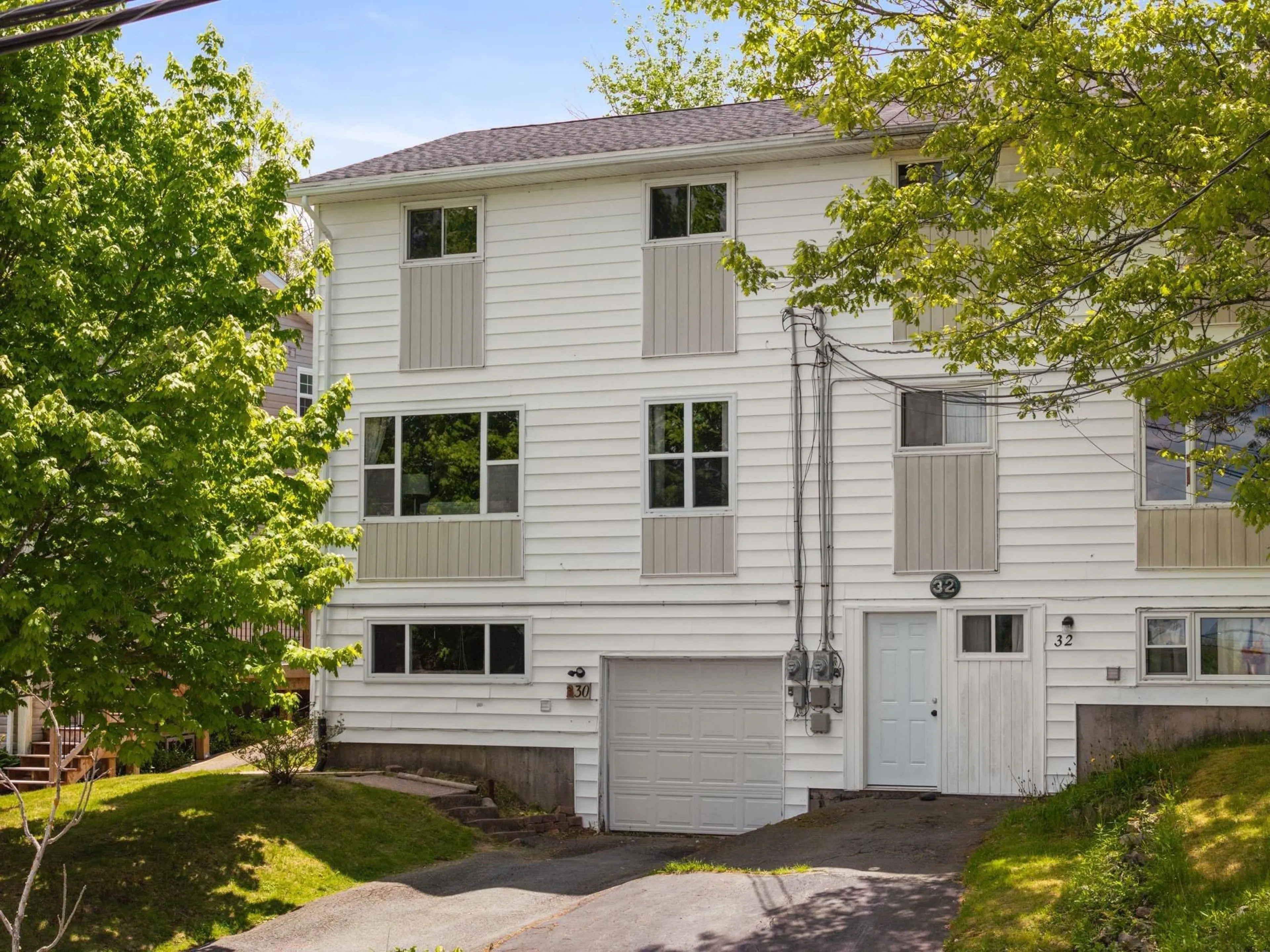 Home with vinyl exterior material, street for 30 Karen Dr, Westphal Nova Scotia B2W 3T1