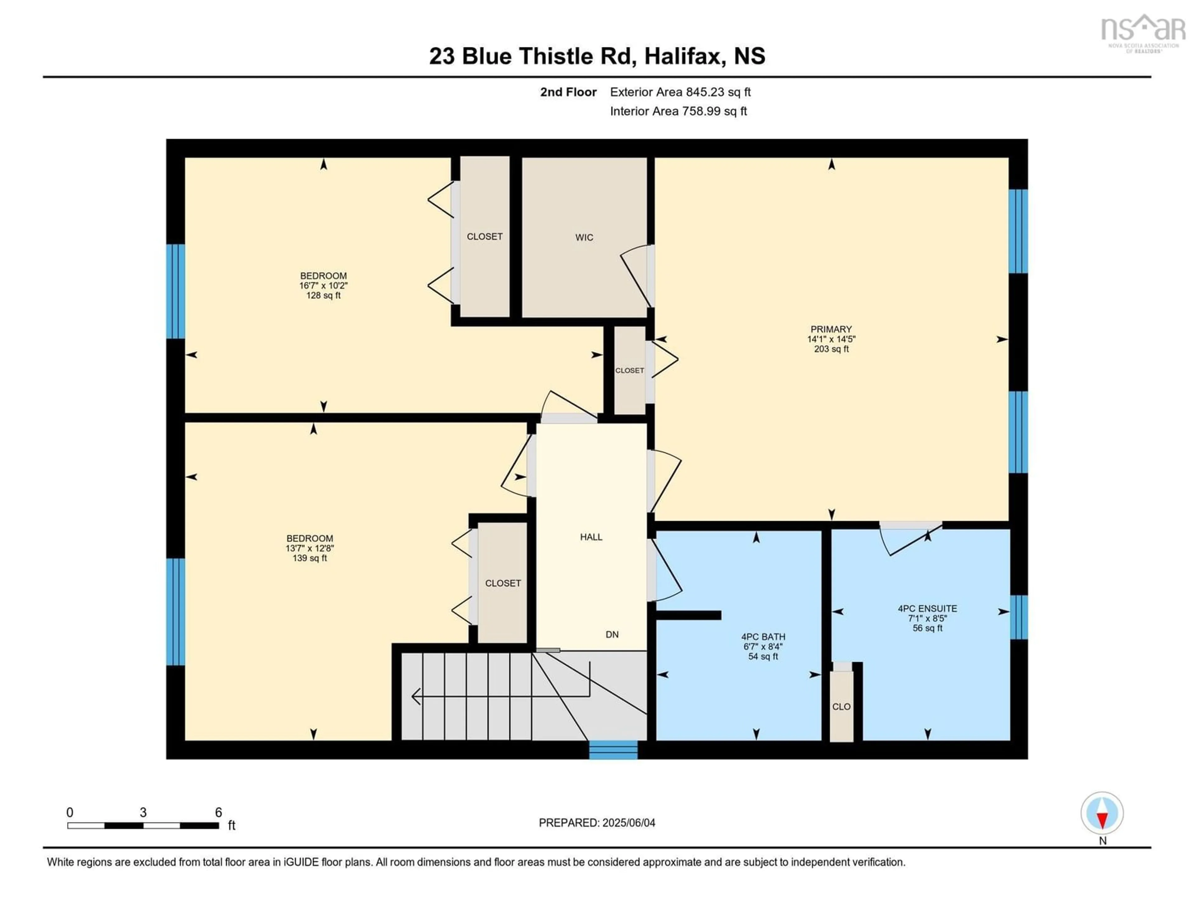 Floor plan for 23 Blue Thistle Rd, Halifax Nova Scotia B3S 1M3