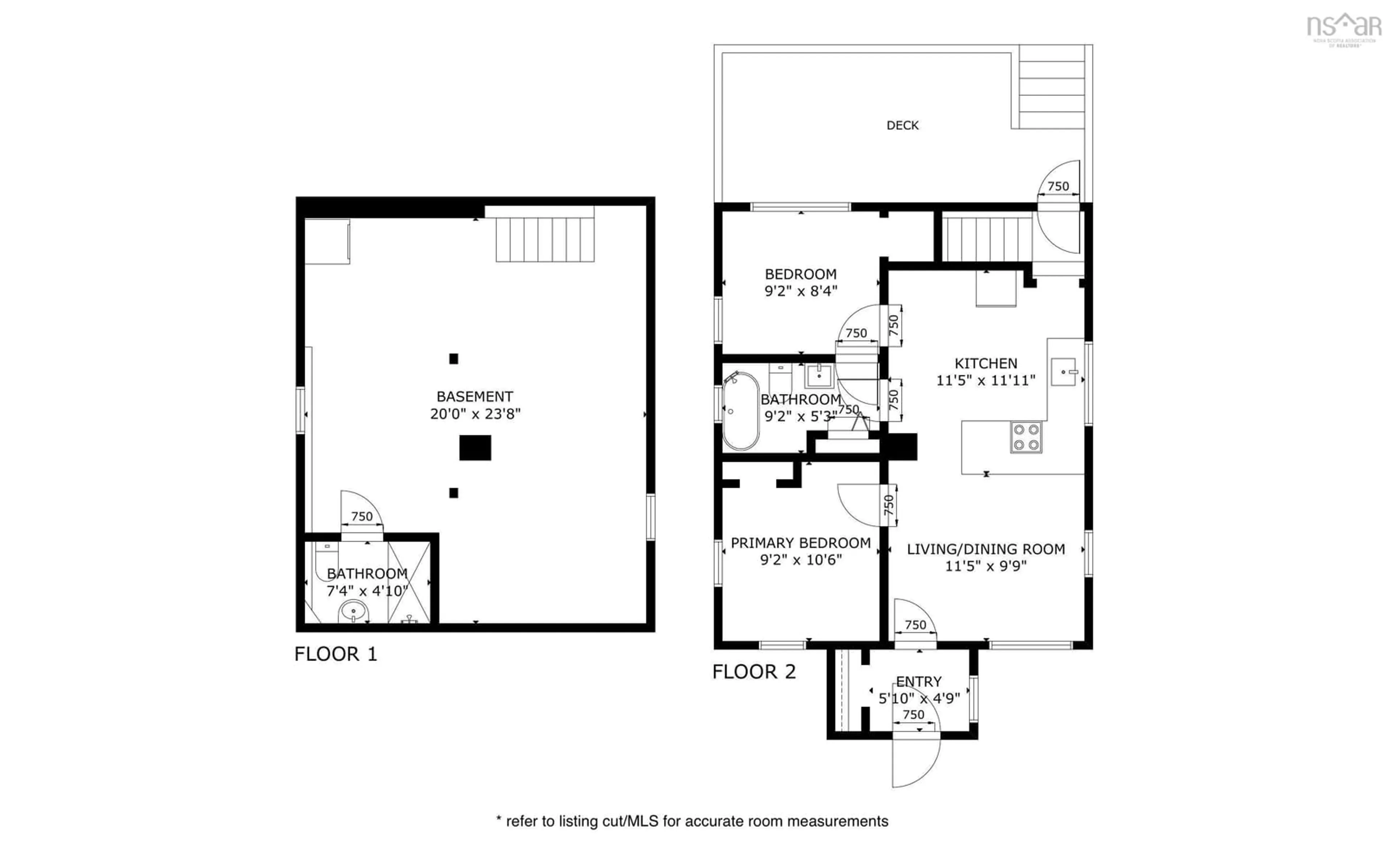 Floor plan for 63 Rufus Ave, Fairview Nova Scotia B3N 2L6