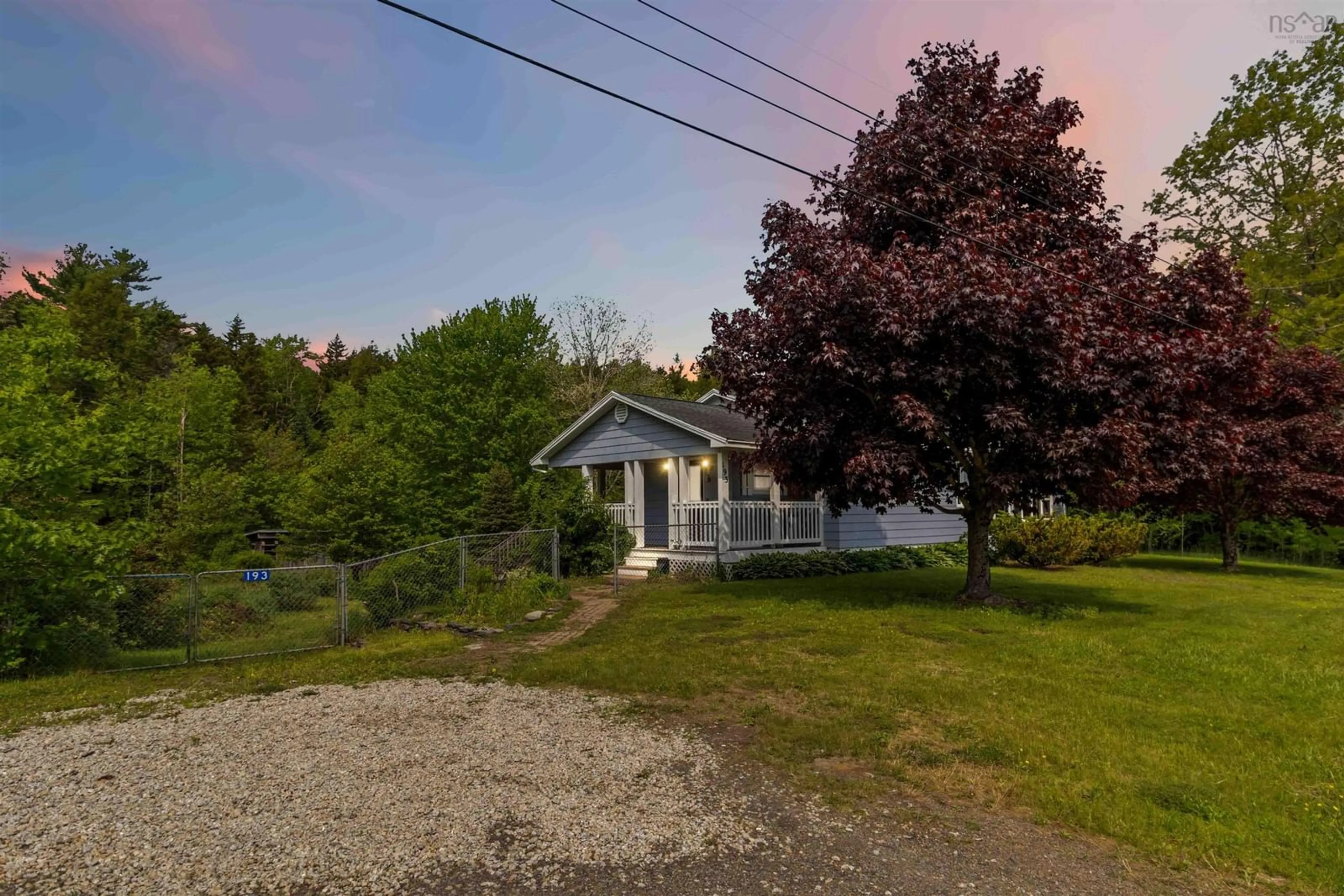 A pic from outside/outdoor area/front of a property/back of a property/a pic from drone, street for 193 Sarty Rd, Wentzells Lake Nova Scotia B0R 1E0