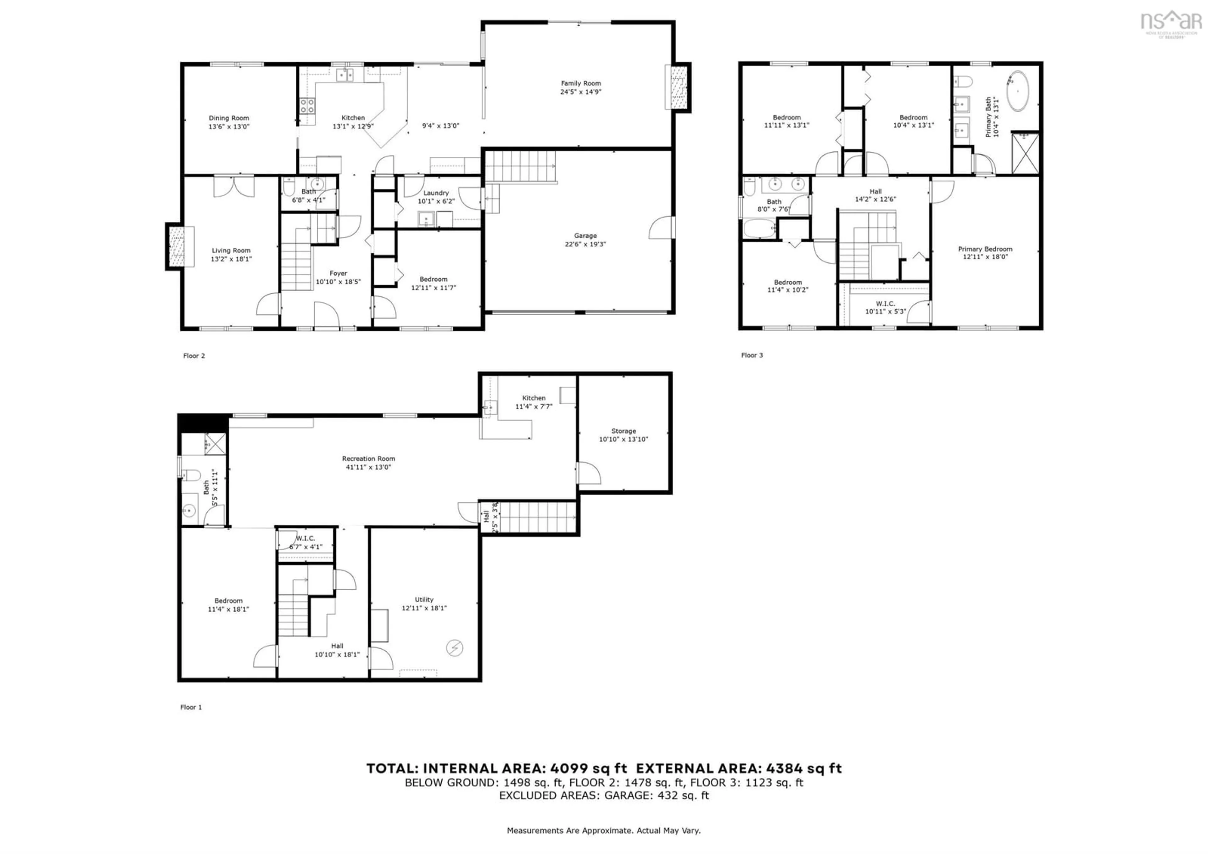 Floor plan for 6 Hampton Crt, Halifax Nova Scotia B2T 1E7