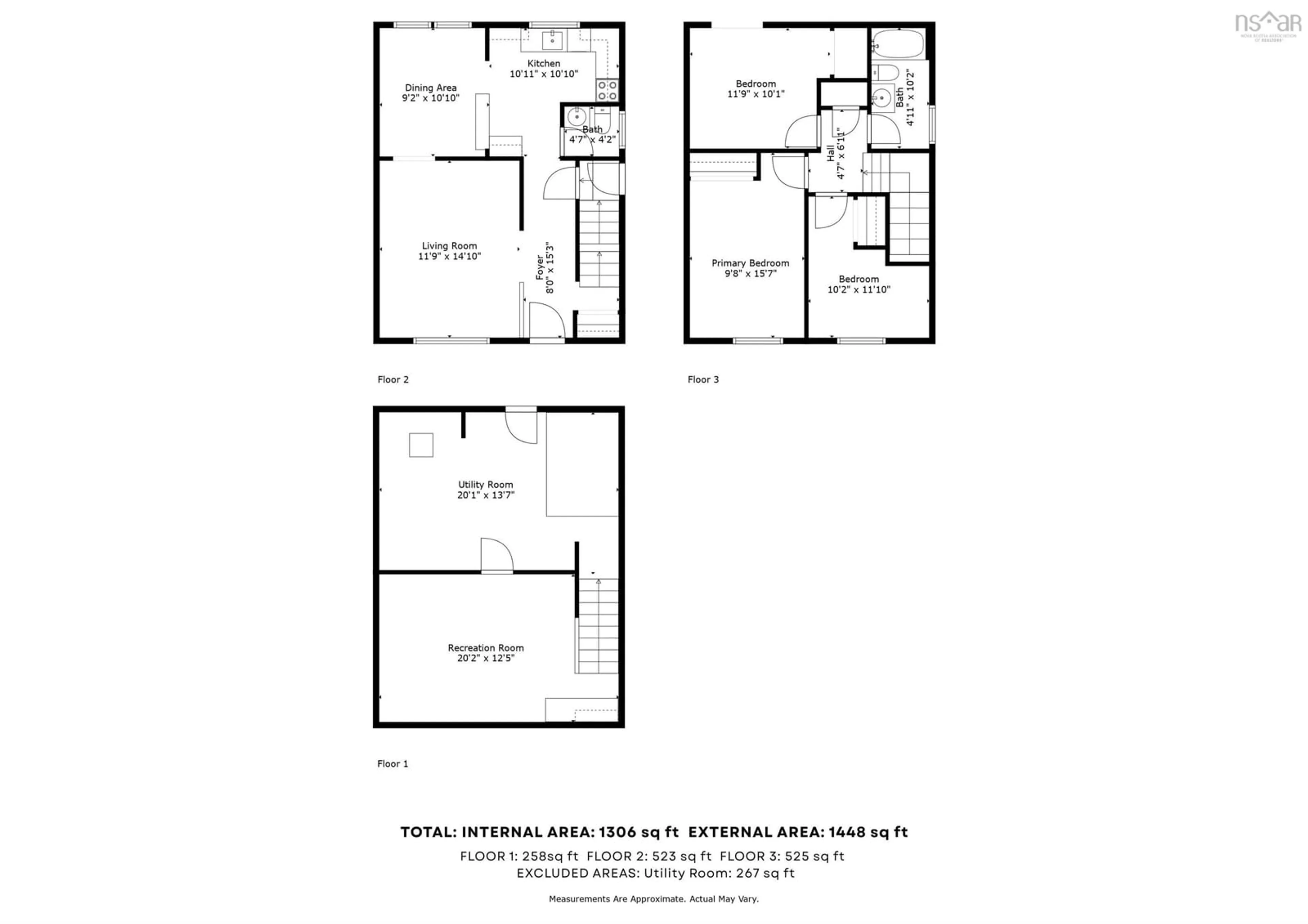 Floor plan for 19 Hilden Dr, Spryfield Nova Scotia B3R 1K1