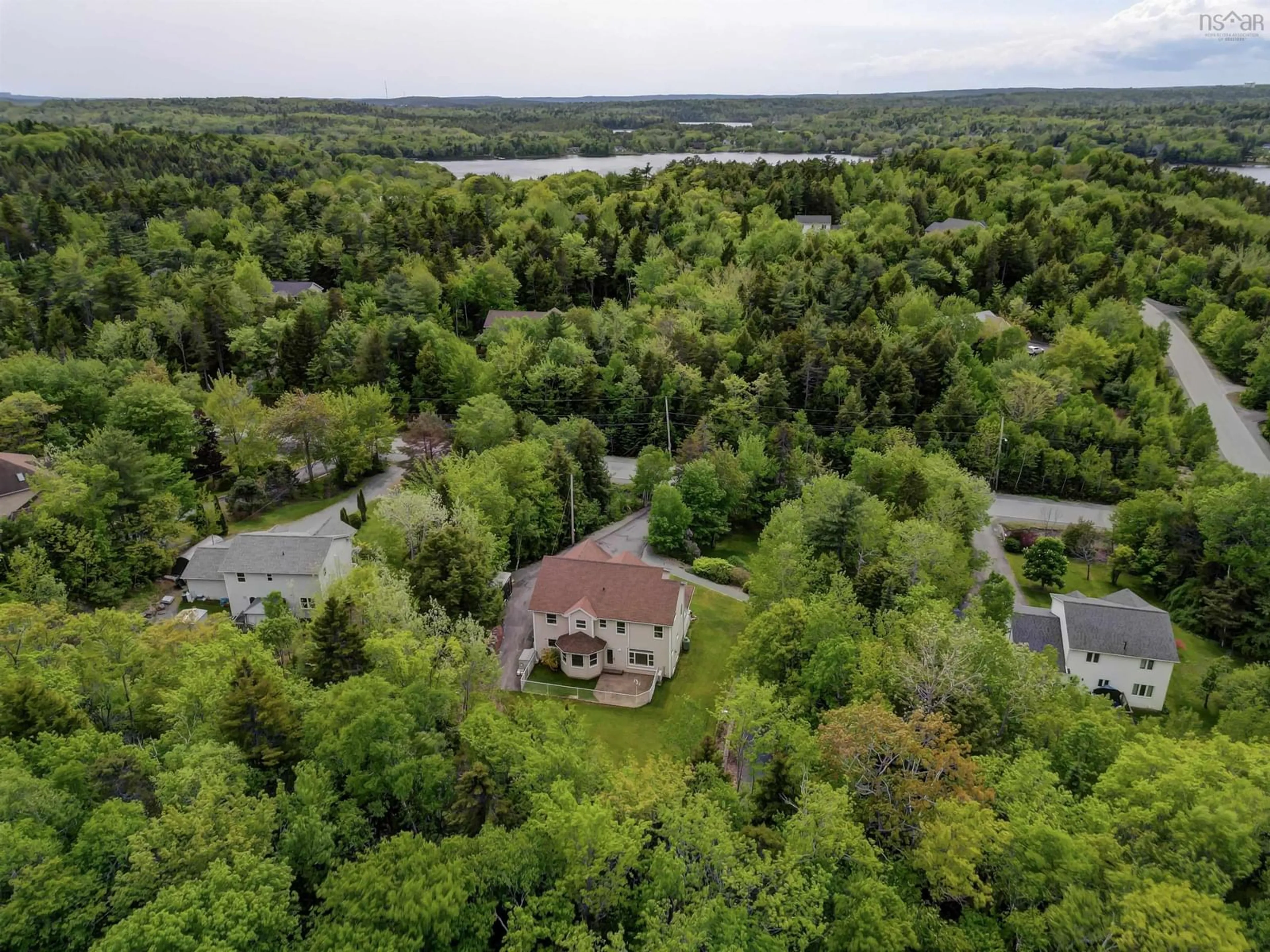 A pic from outside/outdoor area/front of a property/back of a property/a pic from drone, water/lake/river/ocean view for 94 Ingram Dr, Fall River Nova Scotia B2T 1A4