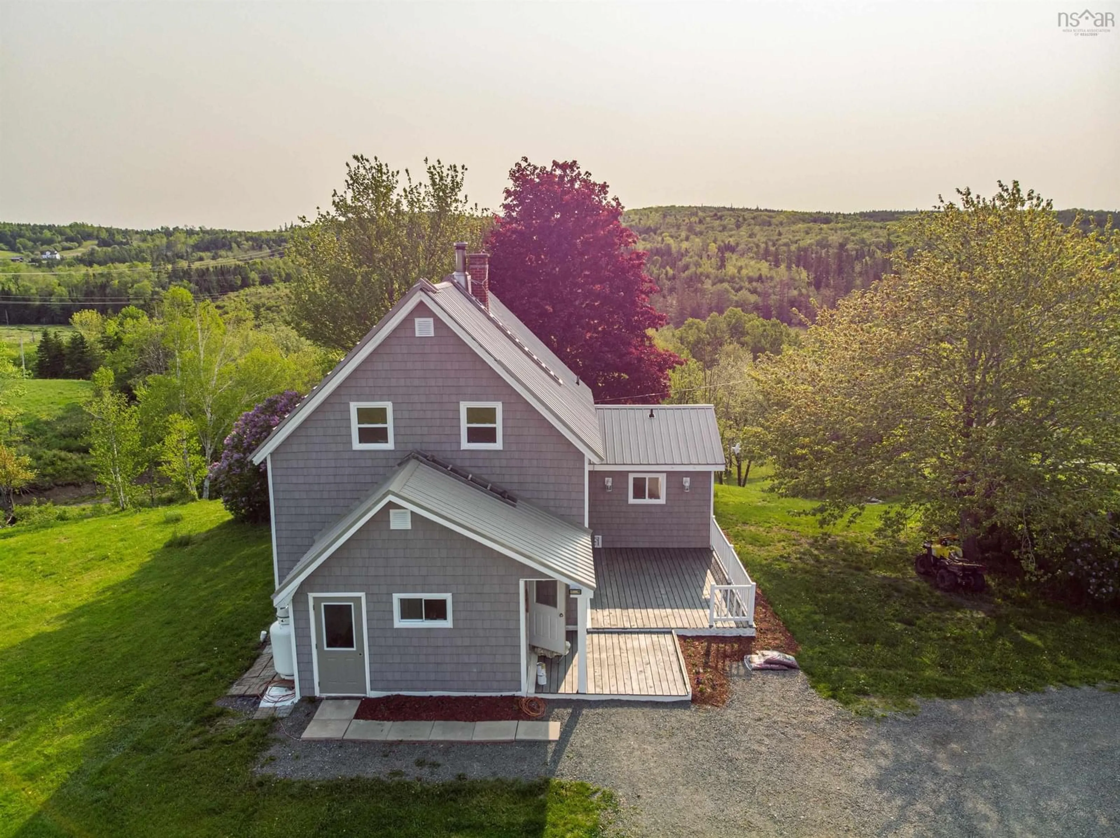 A pic from outside/outdoor area/front of a property/back of a property/a pic from drone, building for 871 Ohio East Side Rd, Antigonish Nova Scotia B2G 2K8