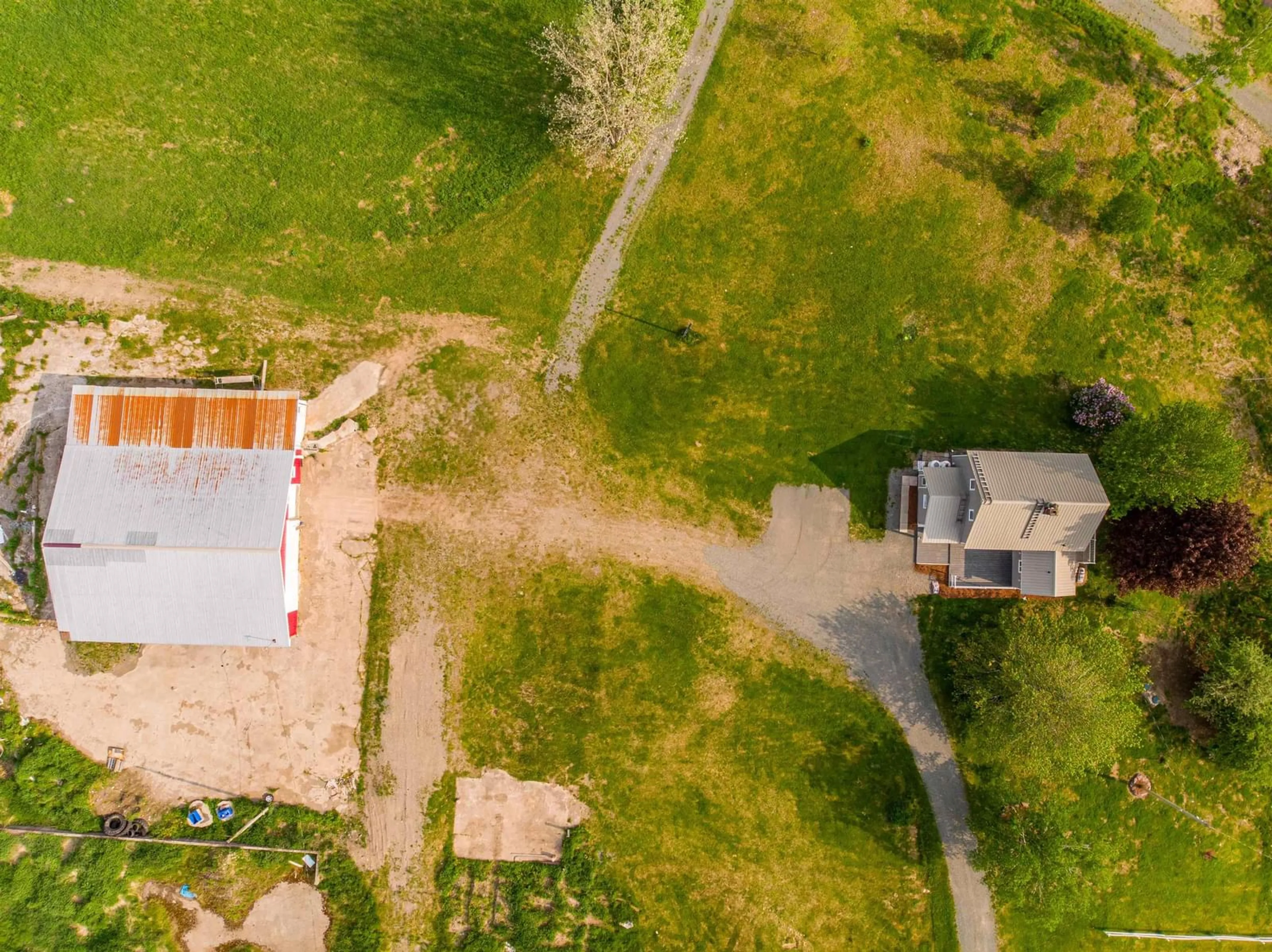 A pic from outside/outdoor area/front of a property/back of a property/a pic from drone, street for 871 Ohio East Side Rd, Antigonish Nova Scotia B2G 2K8