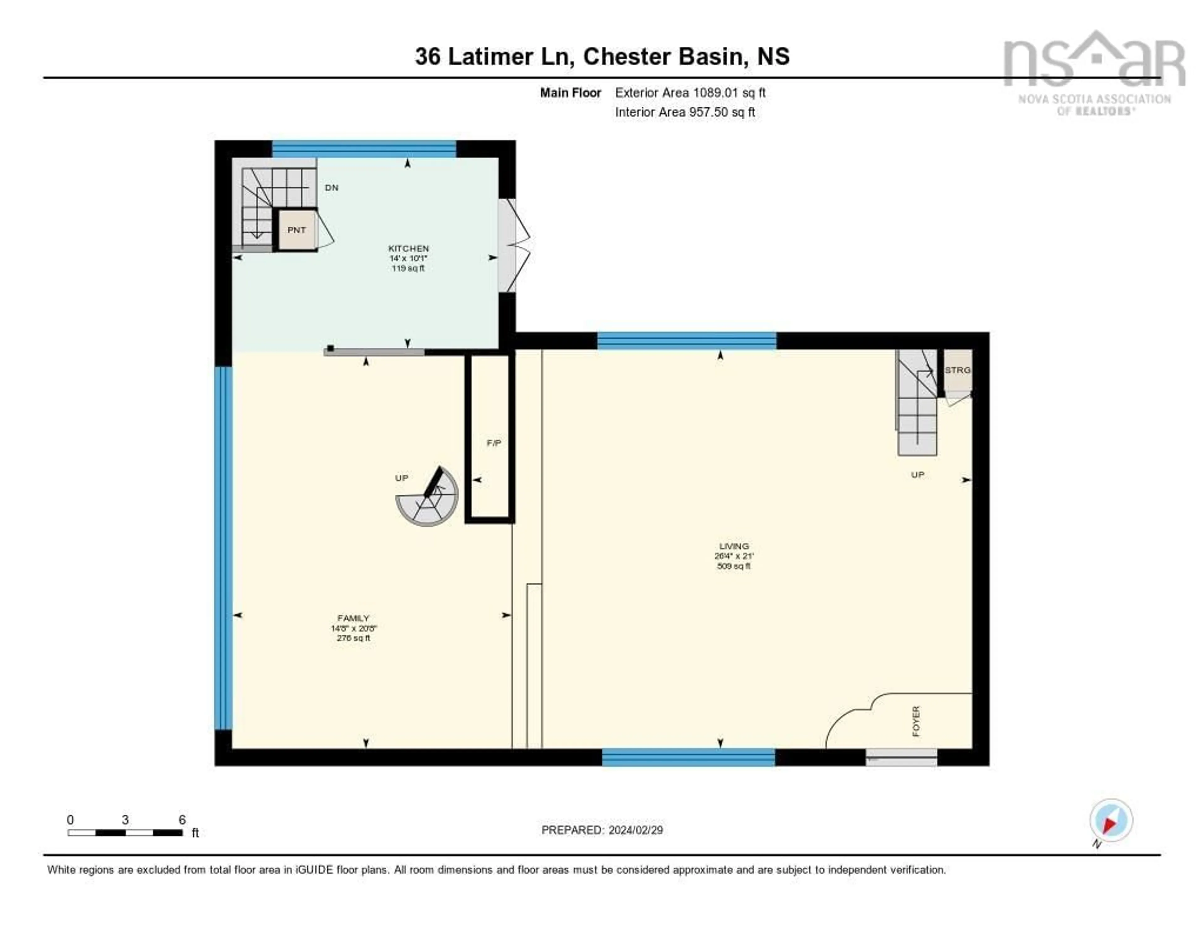 Floor plan for 36 Latimer Lane, Chester Basin Nova Scotia B0J 1K0