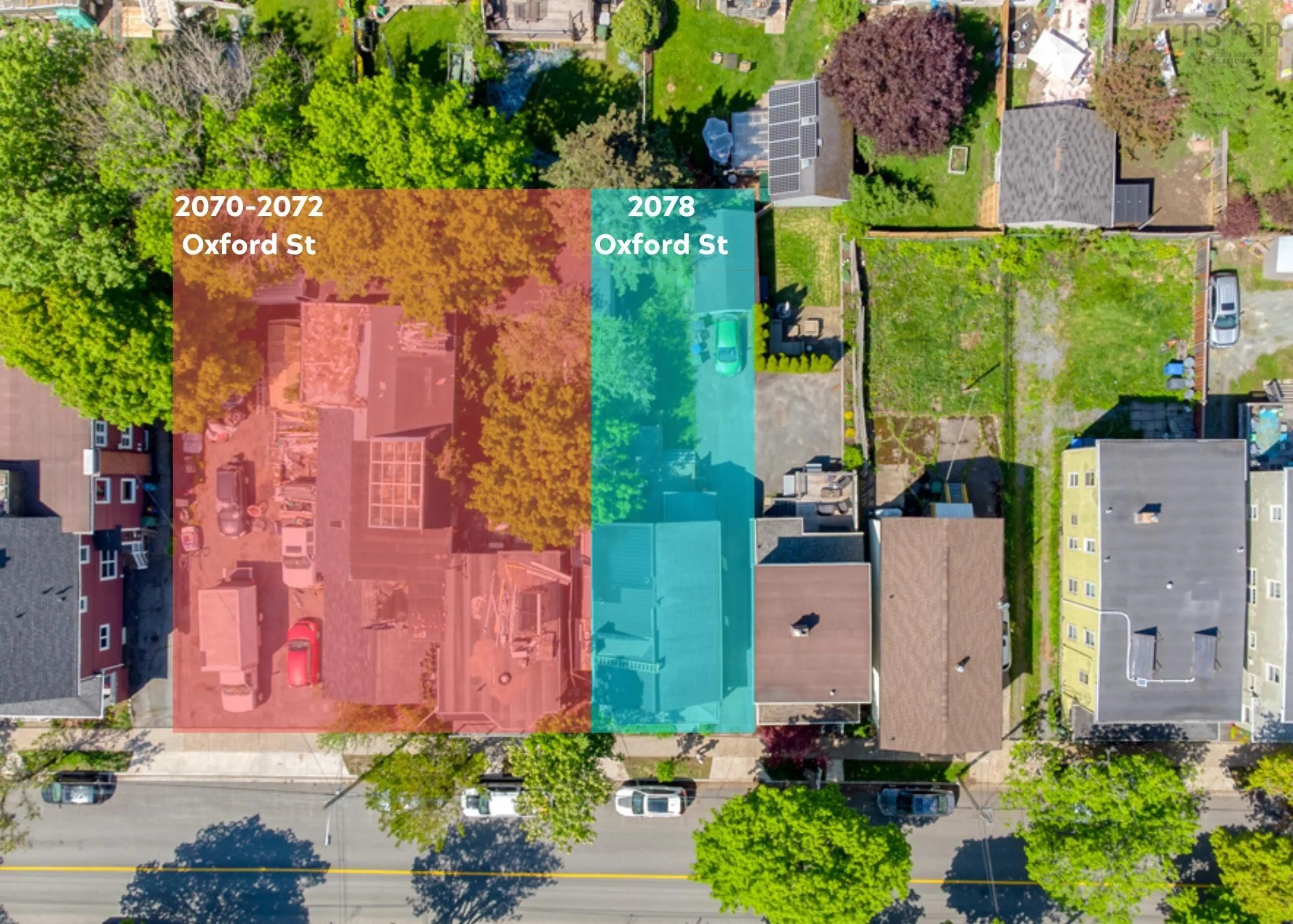 A pic from outside/outdoor area/front of a property/back of a property/a pic from drone, street for 2078 Oxford St, Halifax Regional Municipality Nova Scotia B3L 2T2