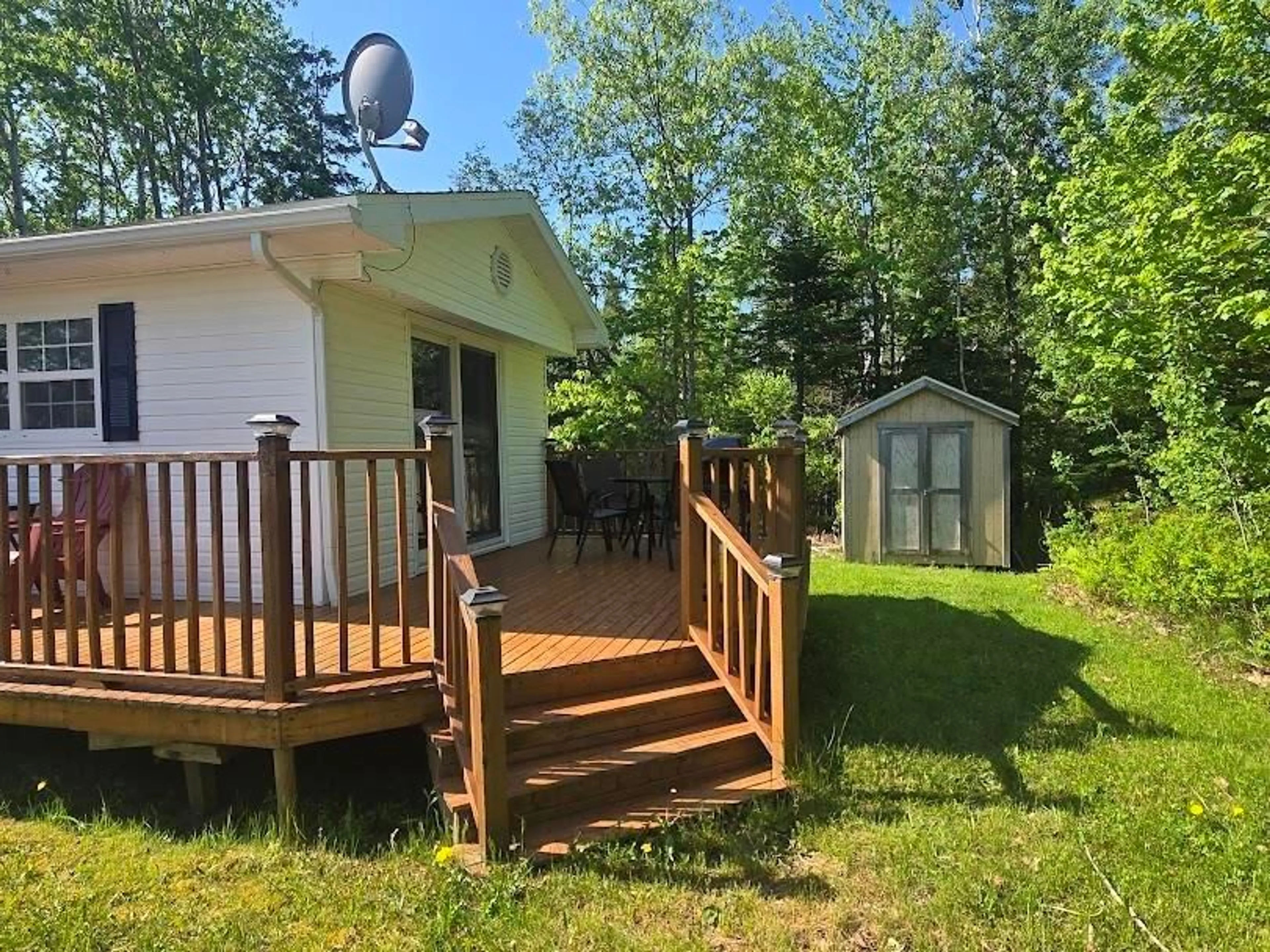 A pic from outside/outdoor area/front of a property/back of a property/a pic from drone, forest/trees view for 116 Loop 6 Hwy, Bayhead Nova Scotia B0K 1V0