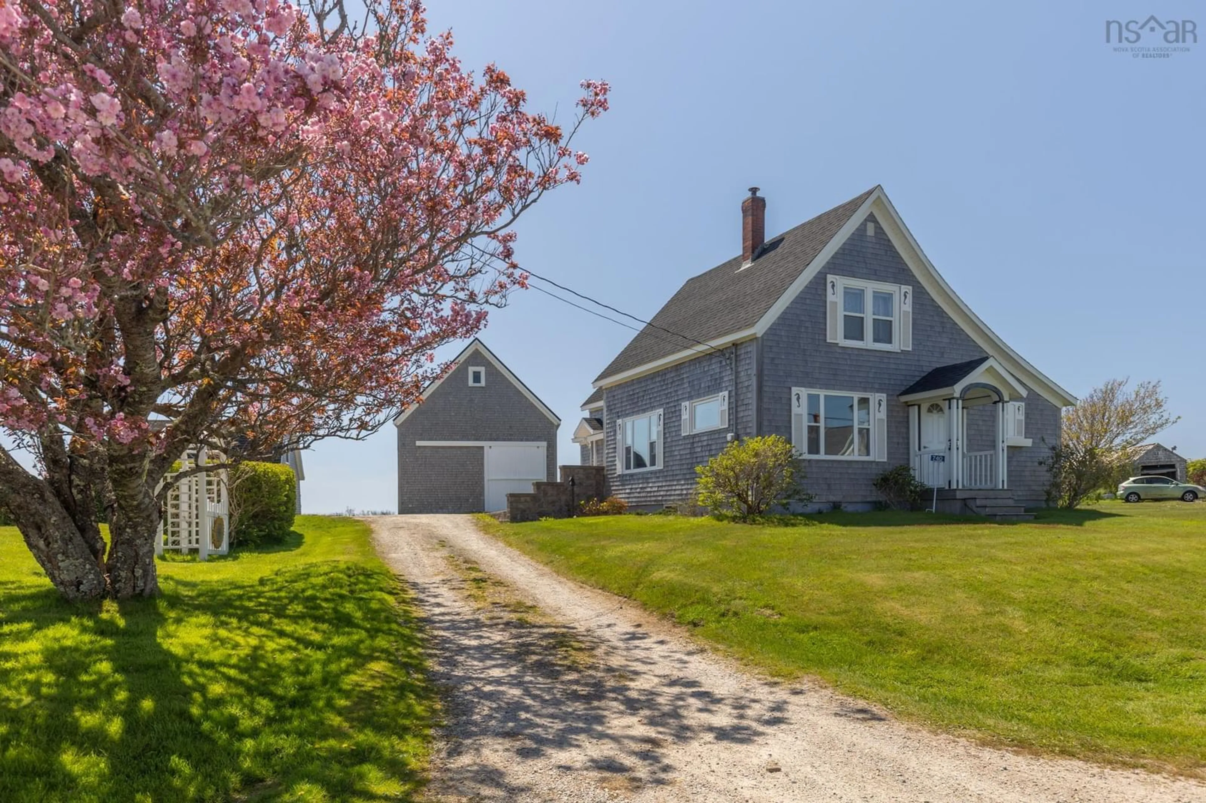 A pic from outside/outdoor area/front of a property/back of a property/a pic from drone, street for 740 Pembroke Rd, Pembroke Nova Scotia B5A 5H3