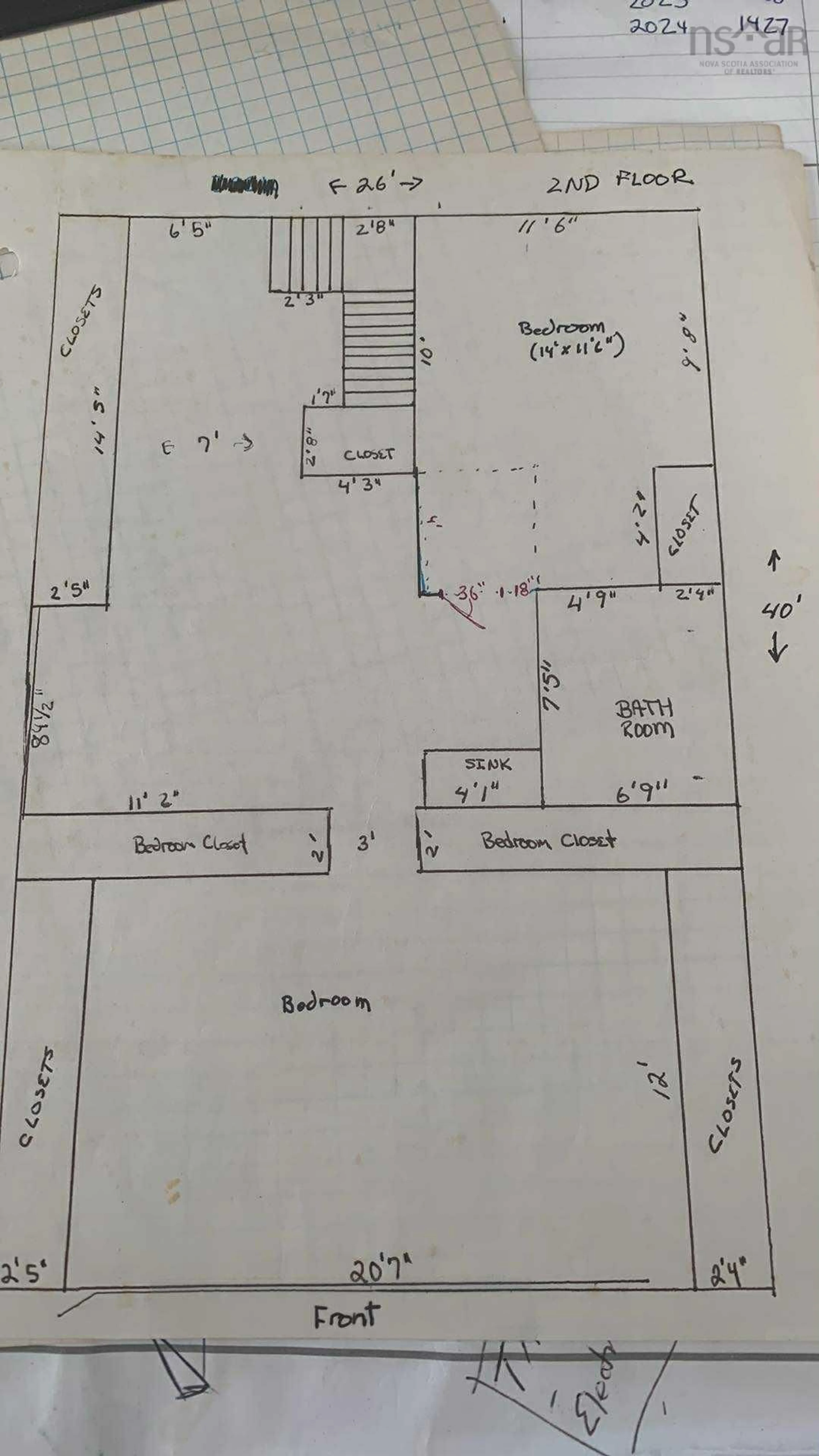 Floor plan for 25 Cumberland St, Yarmouth Nova Scotia B5A 1C9