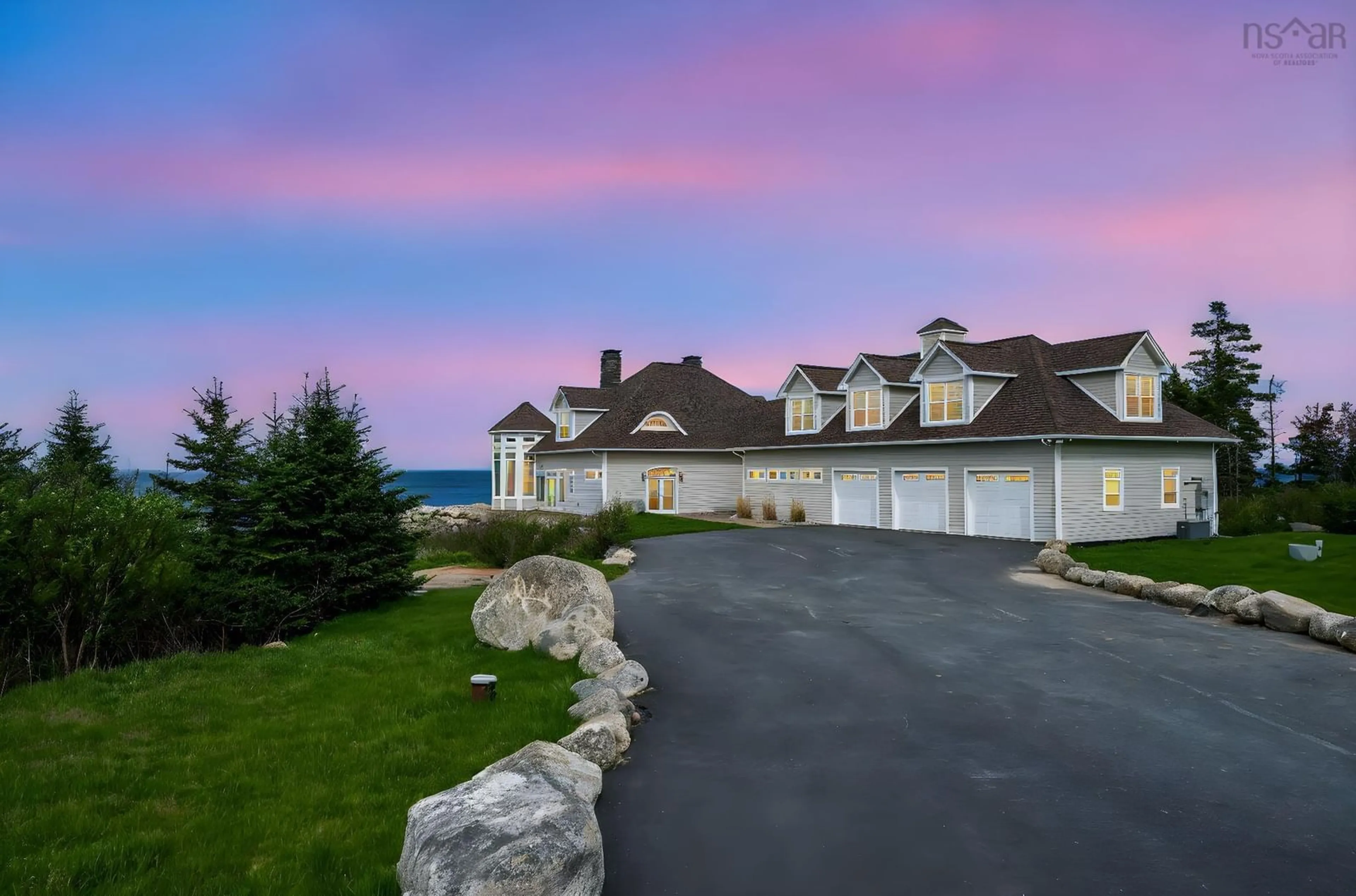 A pic from outside/outdoor area/front of a property/back of a property/a pic from drone, water/lake/river/ocean view for 446 Ketch Harbour Rd, Bear Cove Nova Scotia B3V 1P7