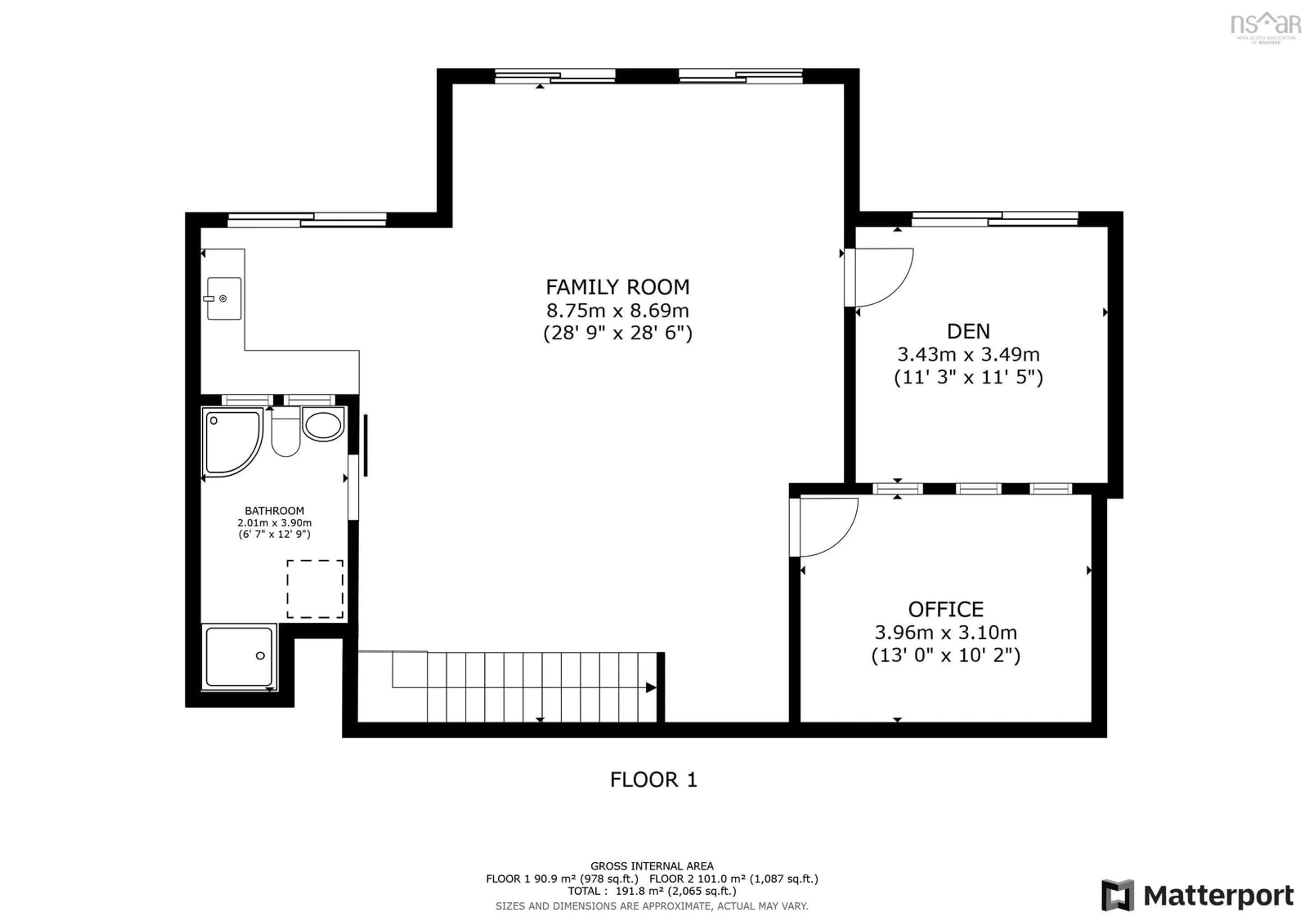 Floor plan for 152 Harbour Crossing Dr, Pictou Nova Scotia B0K 1H0