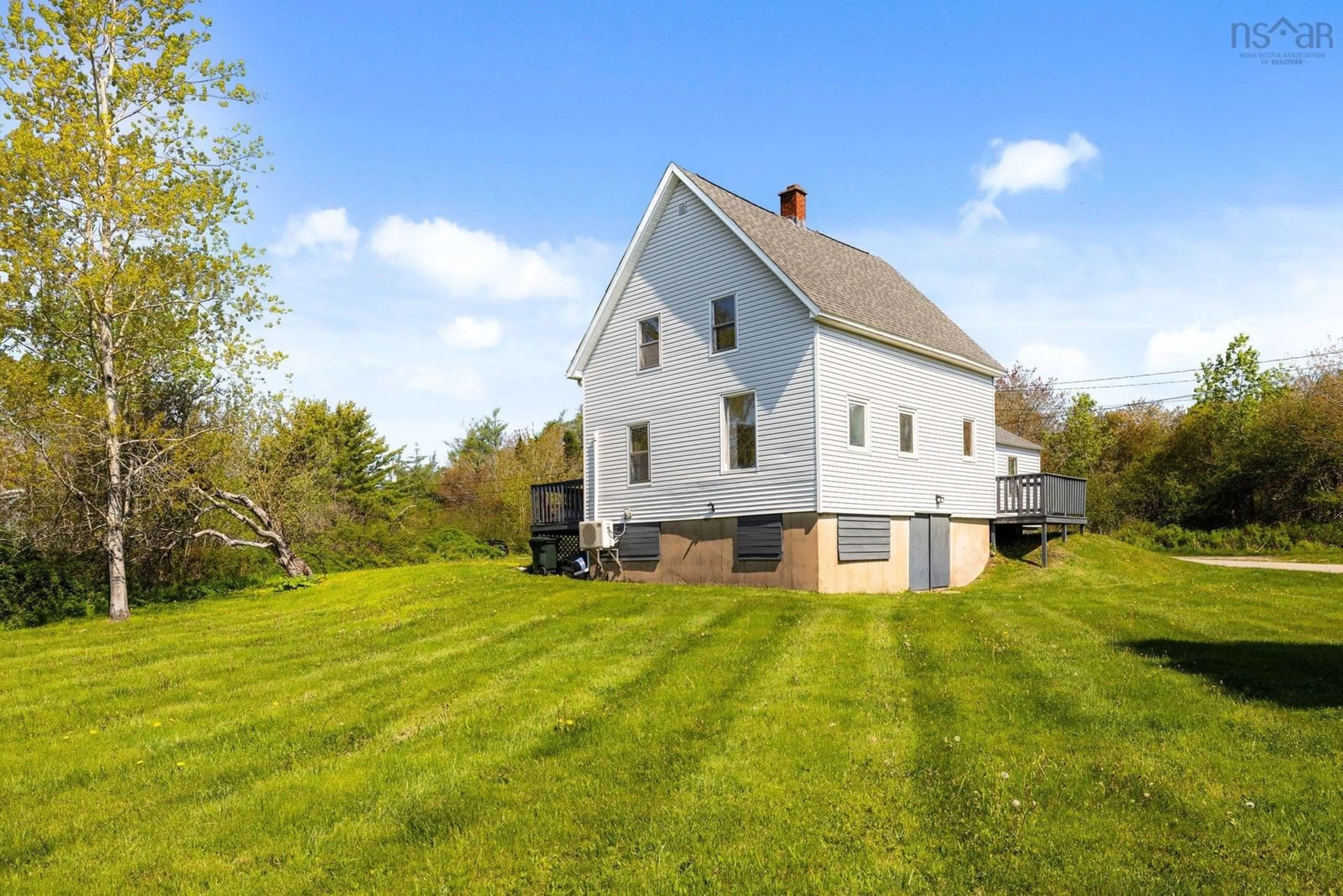 A pic from outside/outdoor area/front of a property/back of a property/a pic from drone, building for 56 Lighthouse Rd, Fox Point Nova Scotia B0J 1T0