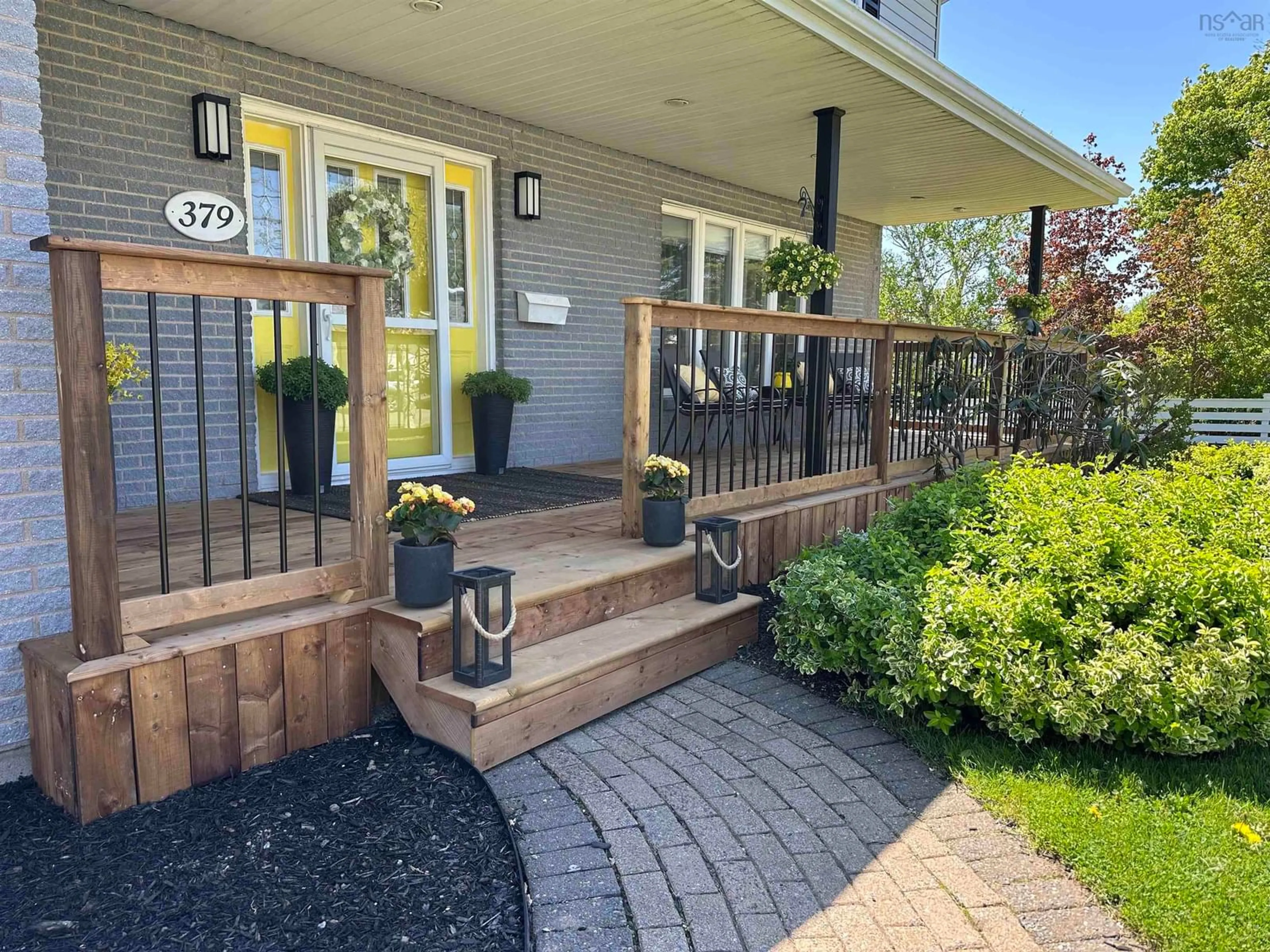Patio, street for 379 York St, Glace Bay Nova Scotia B1A 2M9