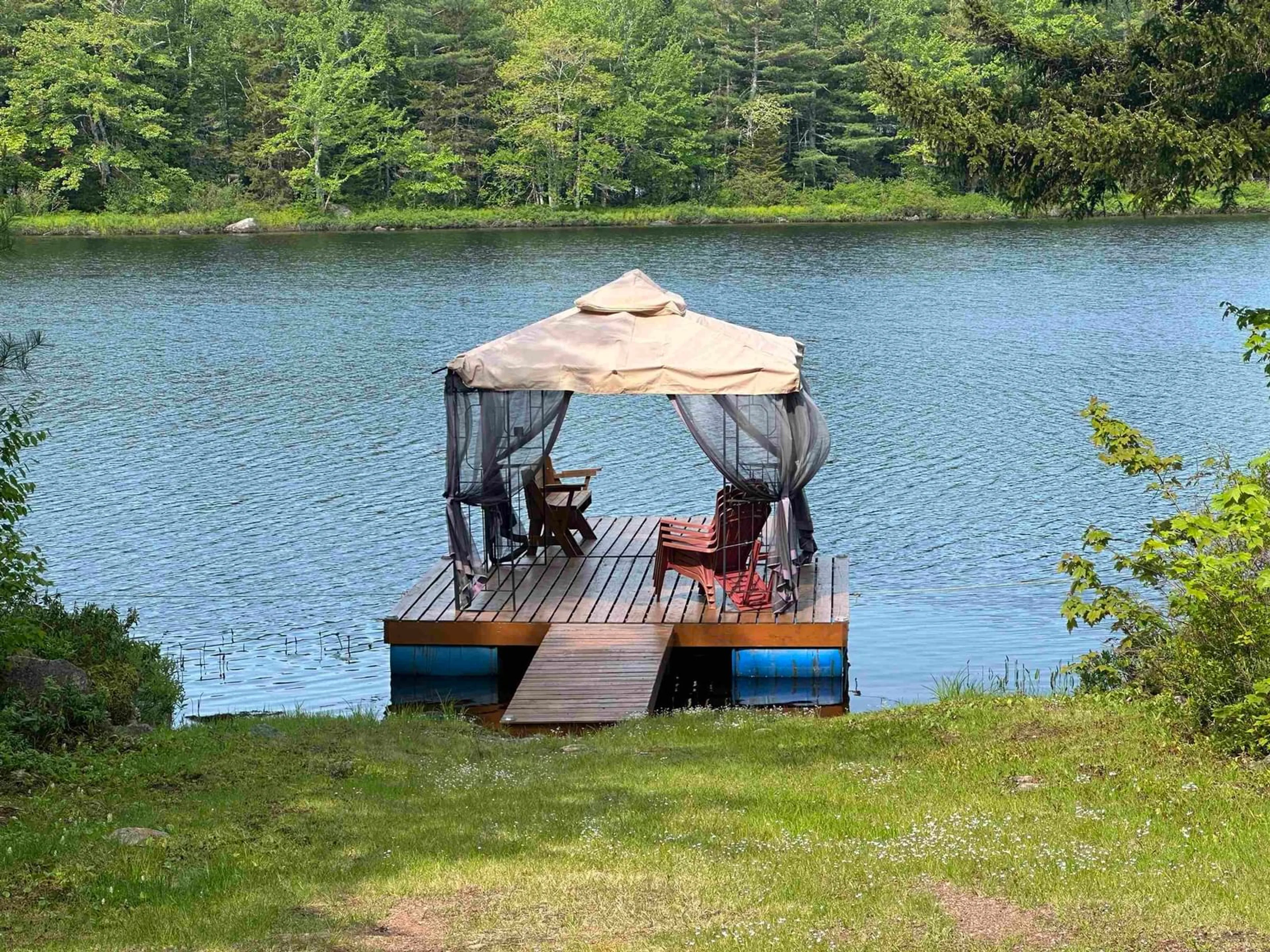 Patio, water/lake/river/ocean view for 500 Lakecrest Drive, Armstrong Lake Nova Scotia B0R 1H0