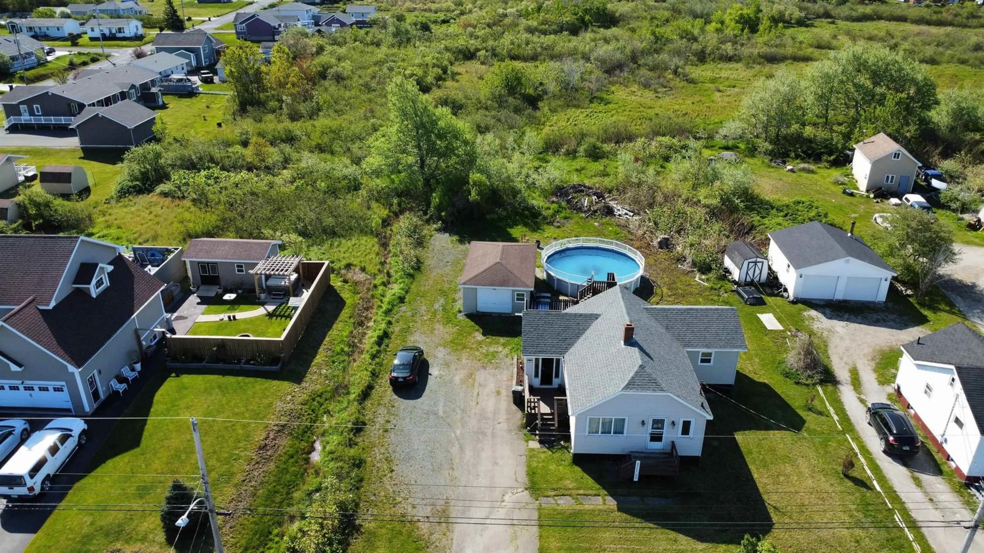 A pic from outside/outdoor area/front of a property/back of a property/a pic from drone, street for 80 Quarry Rd, Glace Bay Nova Scotia B1A 1G1