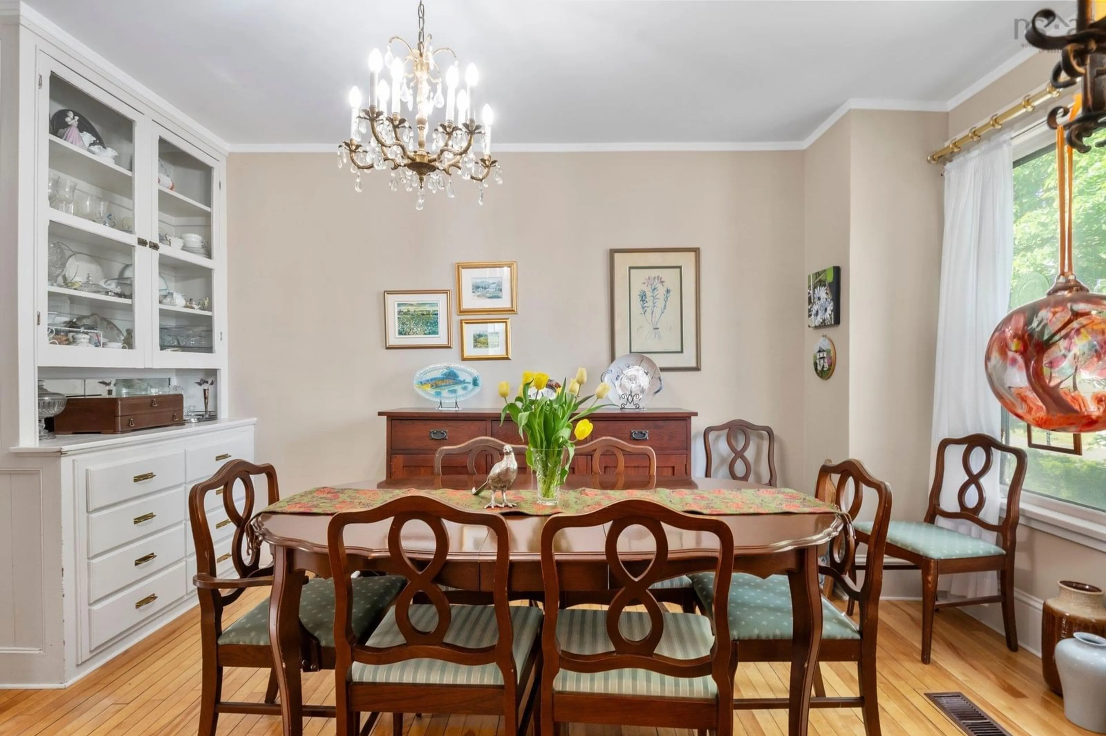 Dining room, wood/laminate floor for 183 Cottage St, Berwick Nova Scotia B0P 1E0