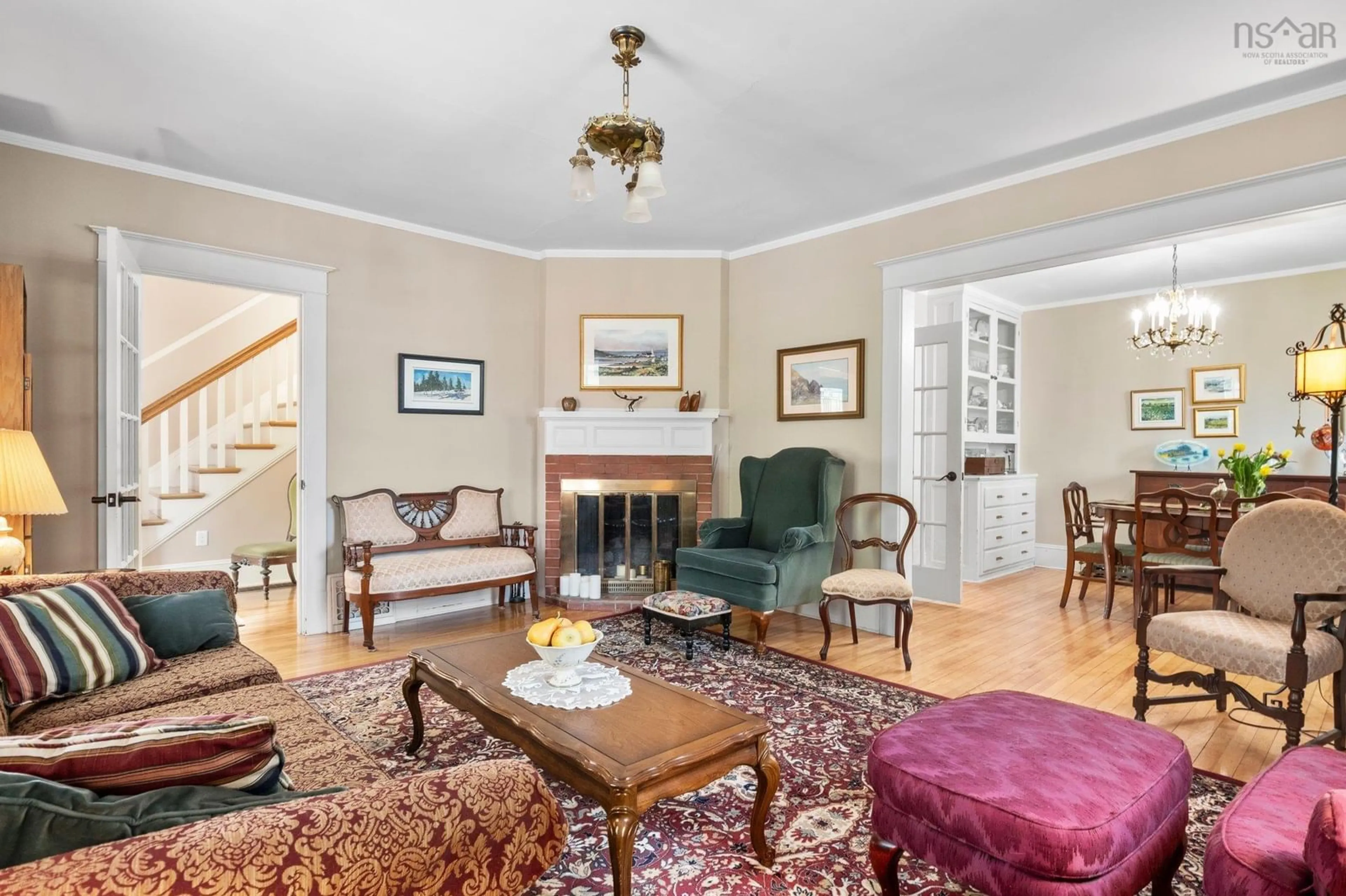 Living room with furniture, unknown for 183 Cottage St, Berwick Nova Scotia B0P 1E0
