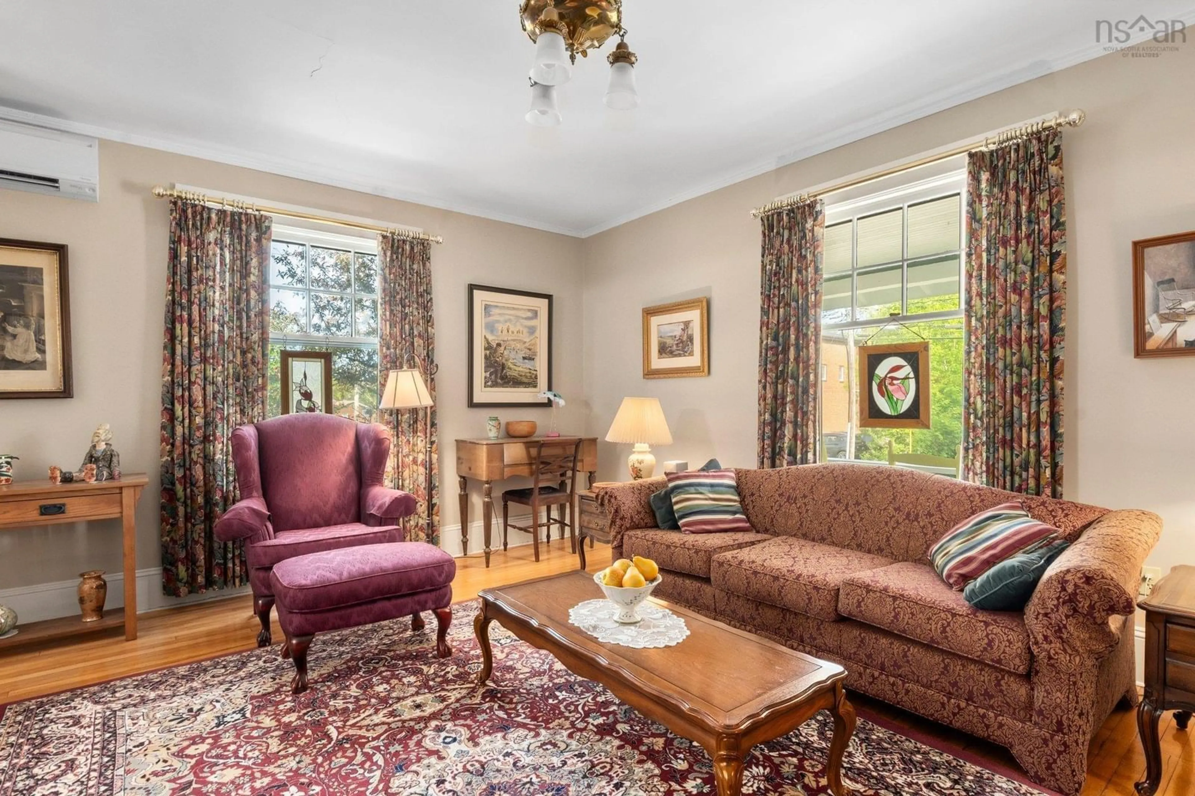 Living room with furniture, unknown for 183 Cottage St, Berwick Nova Scotia B0P 1E0
