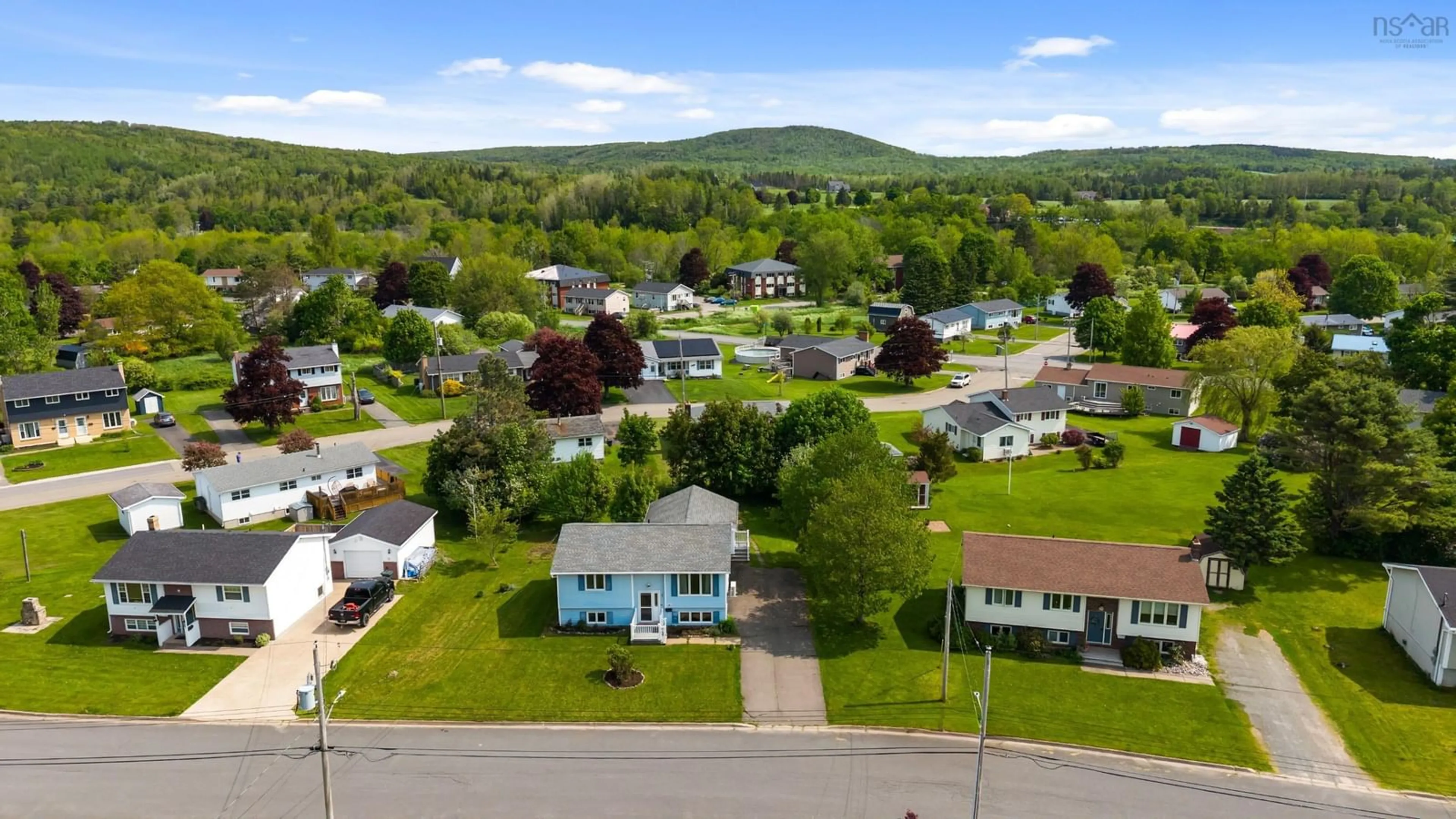 A pic from outside/outdoor area/front of a property/back of a property/a pic from drone, mountain view for 24 Dolorosa Ave, Antigonish Nova Scotia B2G 1T1