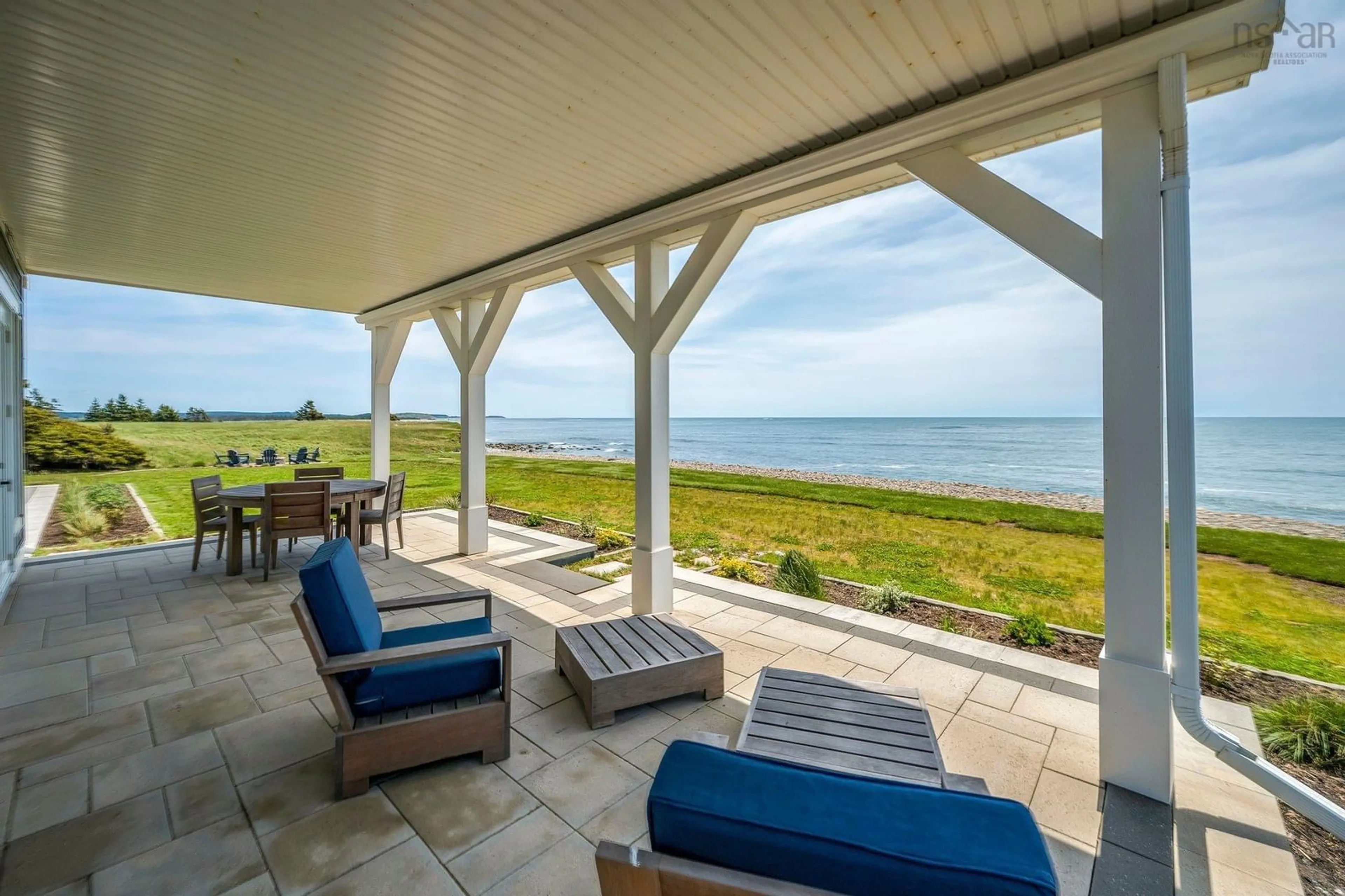 Patio, water/lake/river/ocean view for 210 Moss Close, Lawrencetown Nova Scotia B2Z 1S5