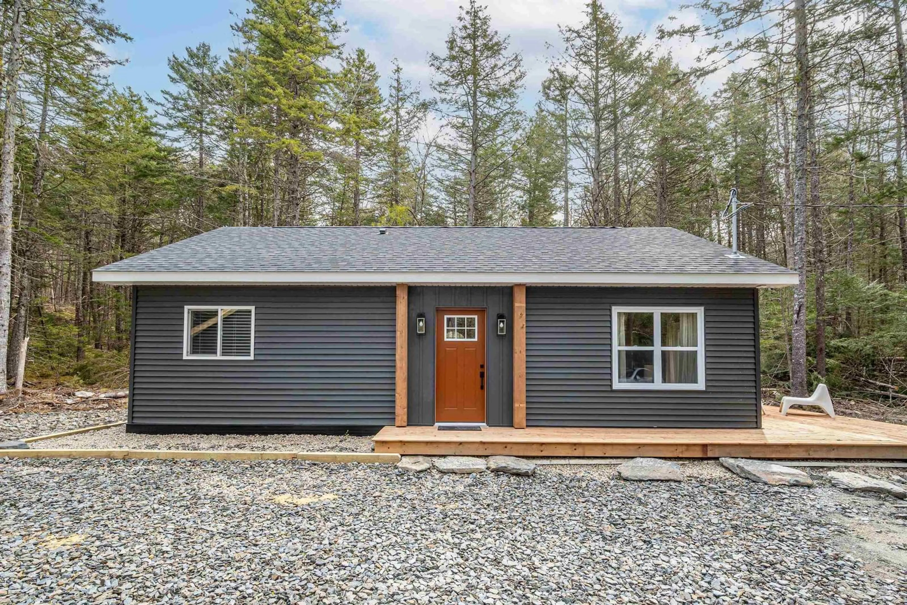 Home with vinyl exterior material, street for 167 Annis Beach Rd, Molega Nova Scotia B0T 1E0