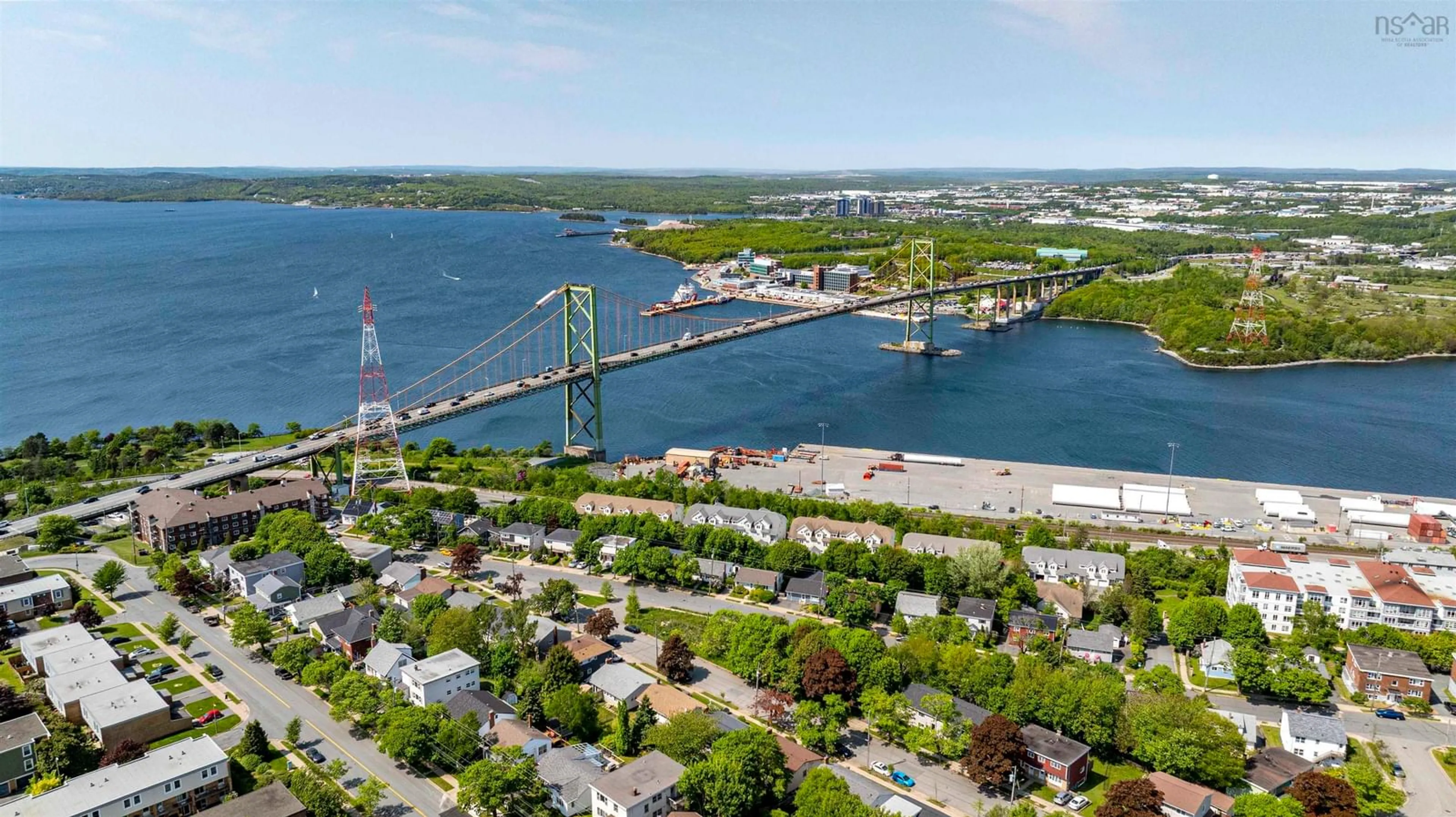A pic from outside/outdoor area/front of a property/back of a property/a pic from drone, water/lake/river/ocean view for 5561 Heatherwood Crt #C201, North End Nova Scotia B3K 5N7