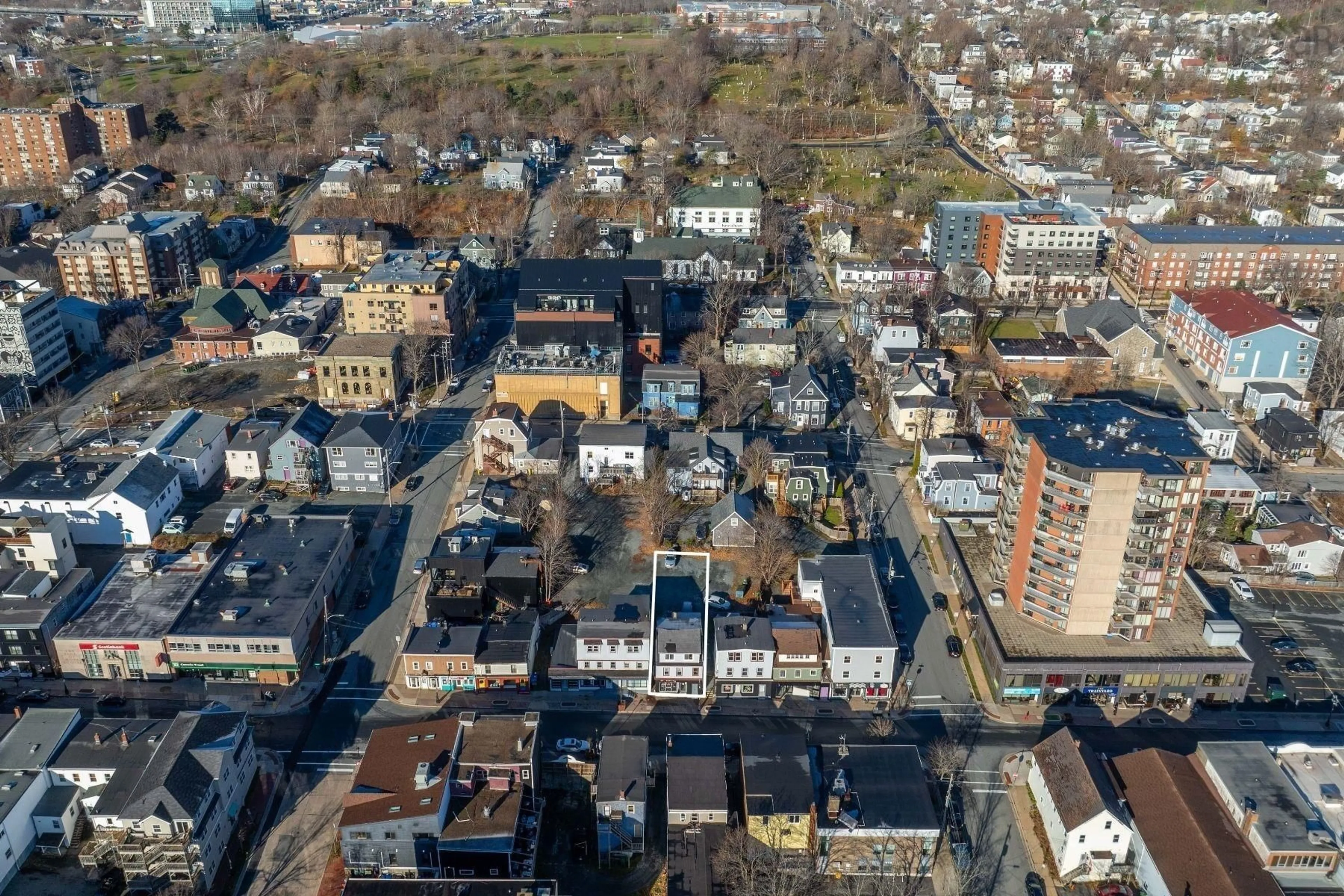 A pic from outside/outdoor area/front of a property/back of a property/a pic from drone, unknown for 117 Portland St, Dartmouth Nova Scotia B2Y 1H7