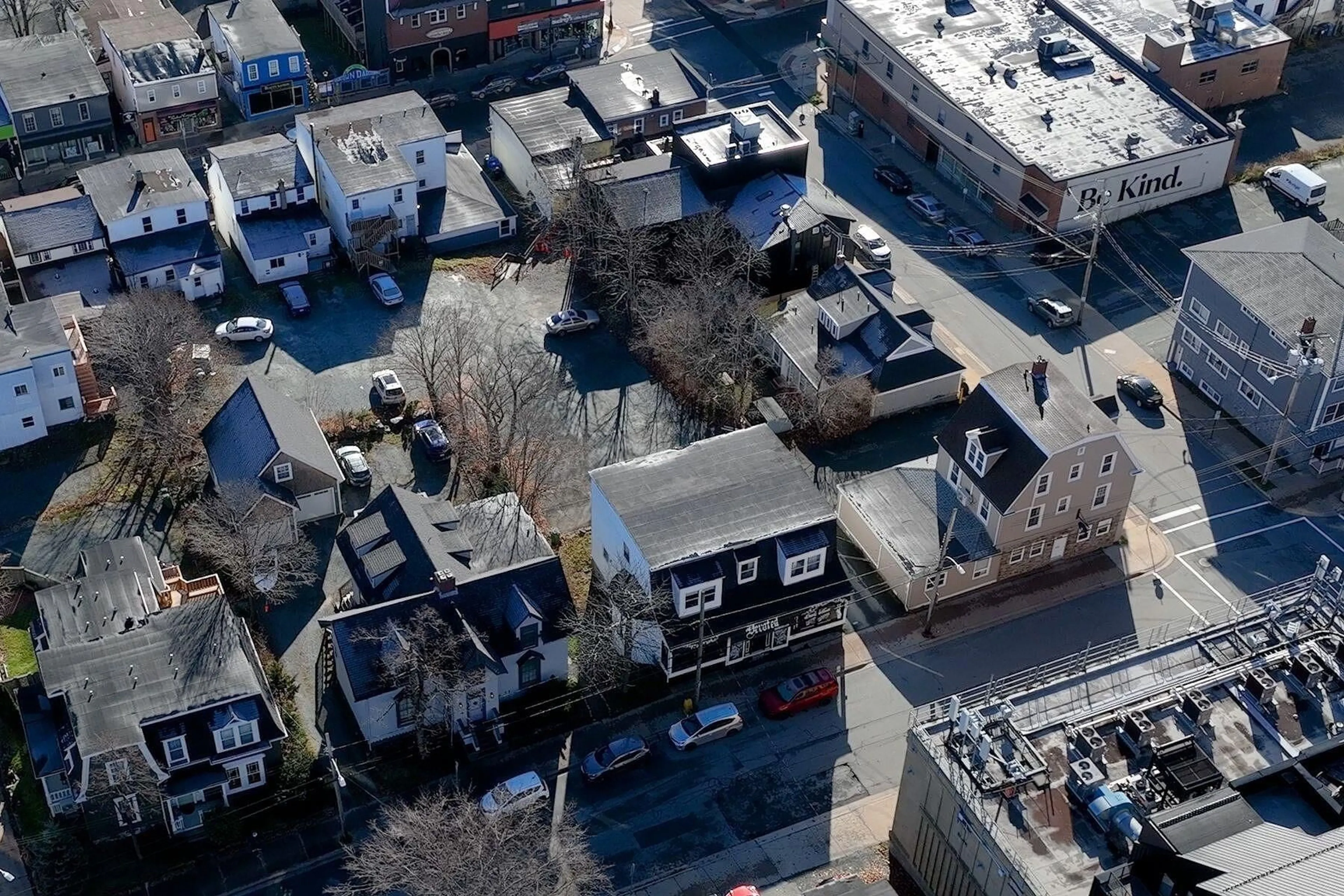 A pic from outside/outdoor area/front of a property/back of a property/a pic from drone, street for 117 Portland St, Dartmouth Nova Scotia B2Y 1H7