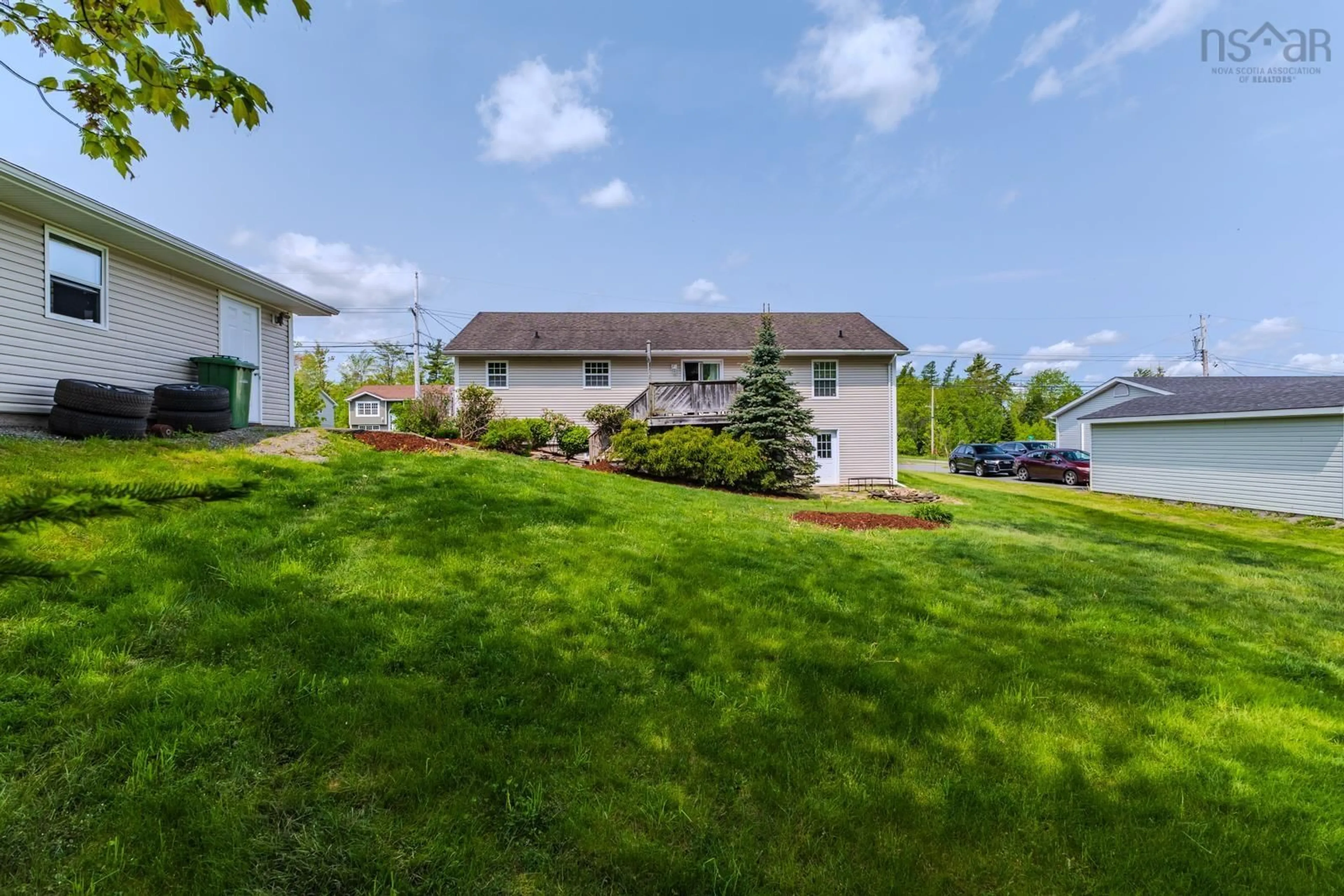 A pic from outside/outdoor area/front of a property/back of a property/a pic from drone, unknown for 2049 Angell St, Westville Nova Scotia B0K 2A0