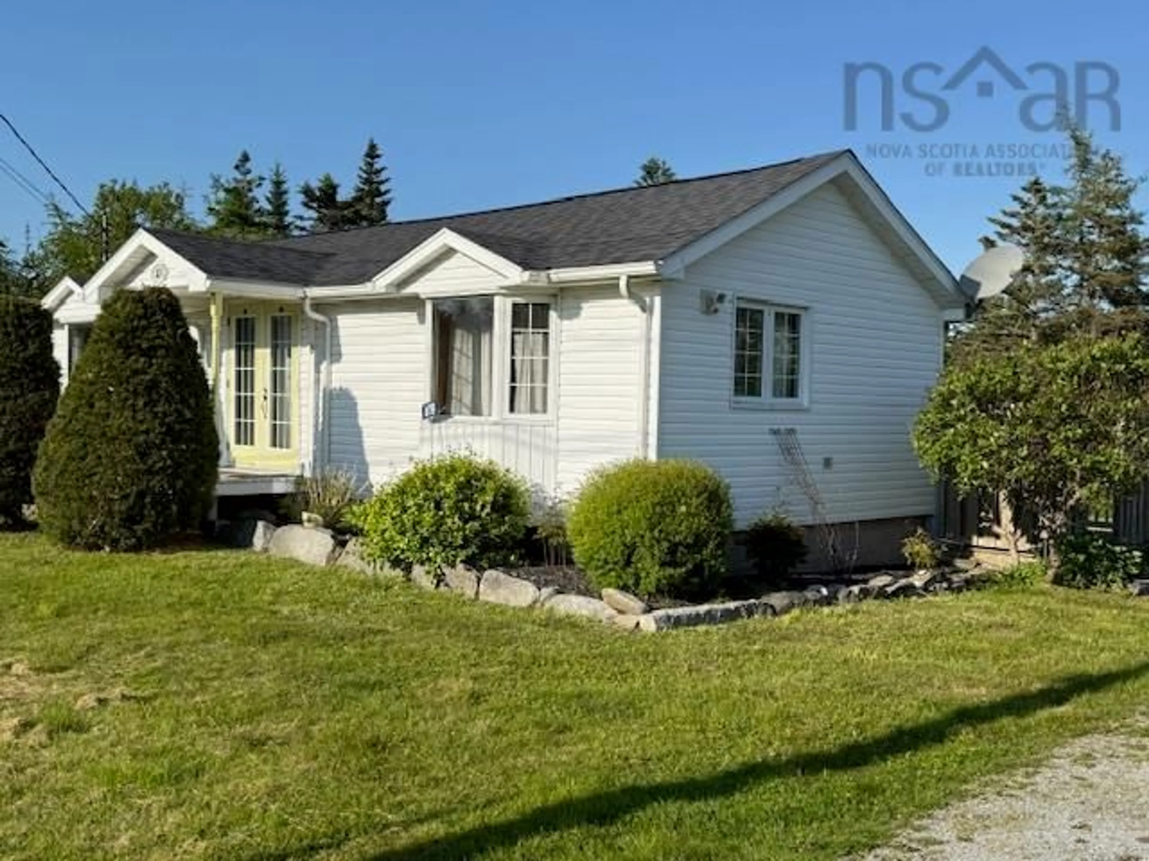 Home with vinyl exterior material, street for 879 Villagedale Rd, Villagedale Nova Scotia B0W 1E0