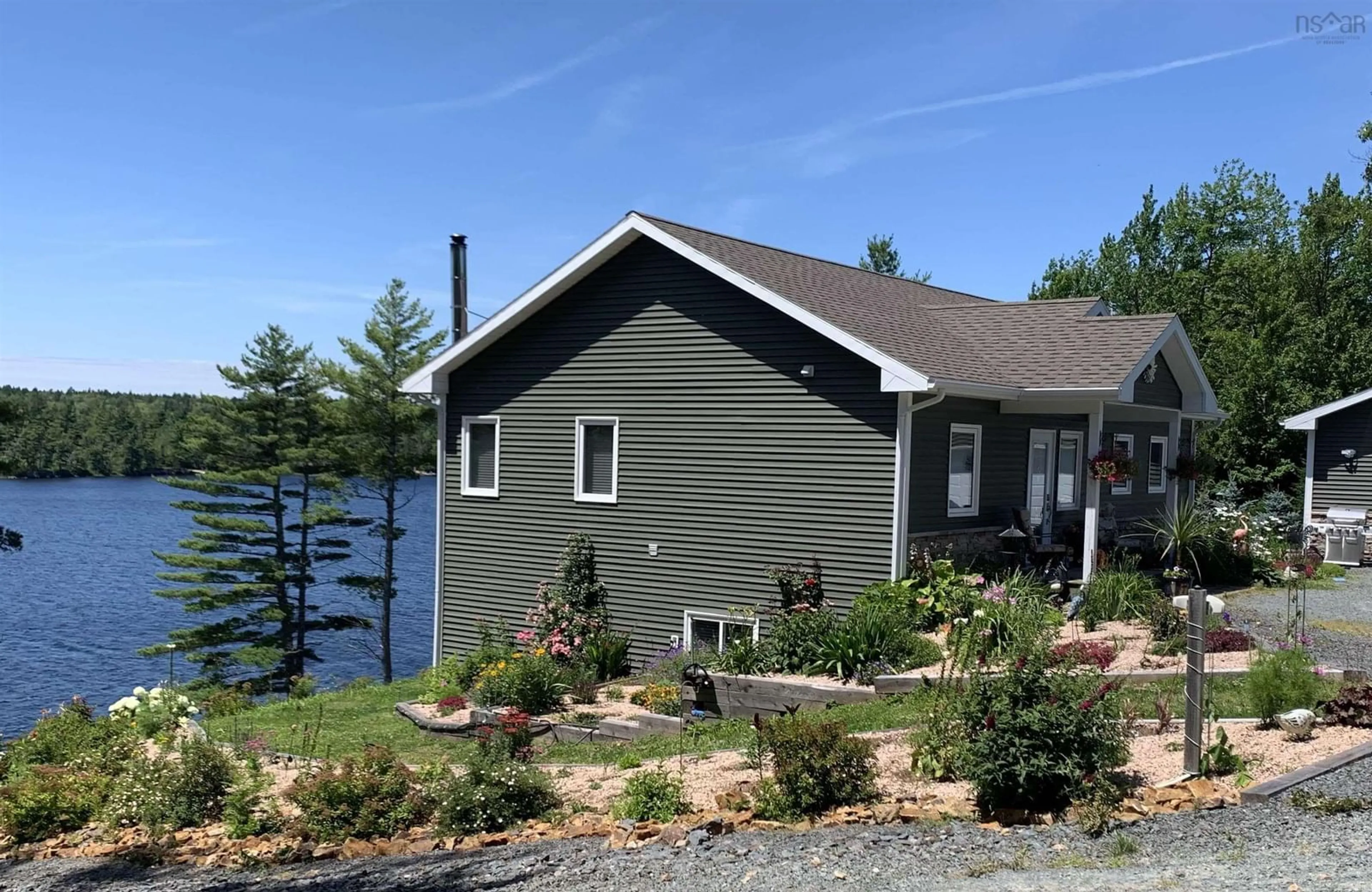 Home with vinyl exterior material, water/lake/river/ocean view for 223 Red Tail Dr, Newburne Nova Scotia B0J 2E0