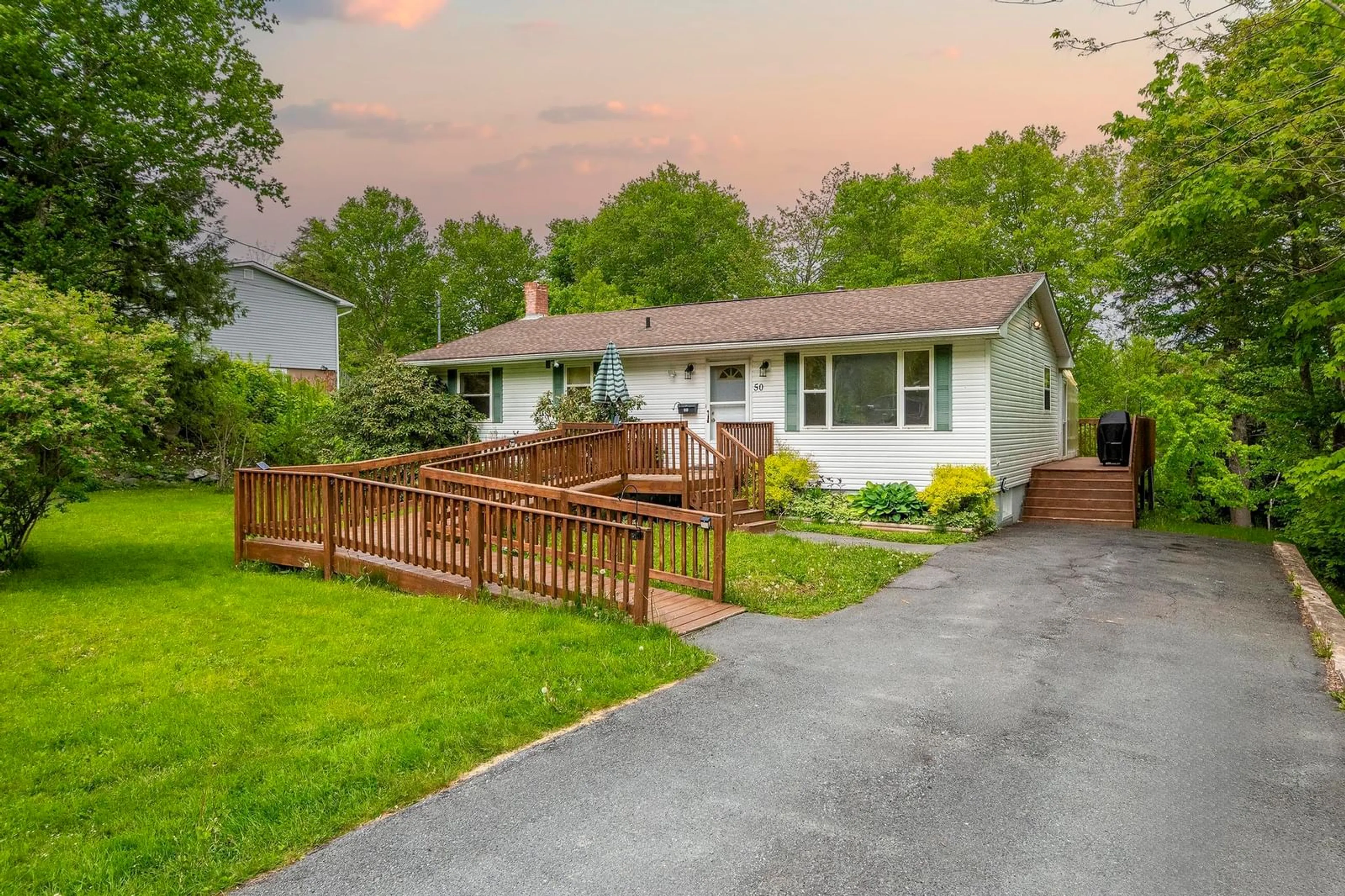 A pic from outside/outdoor area/front of a property/back of a property/a pic from drone, street for 50 Echo Forest Dr, Lake Echo Nova Scotia B3E 1A2