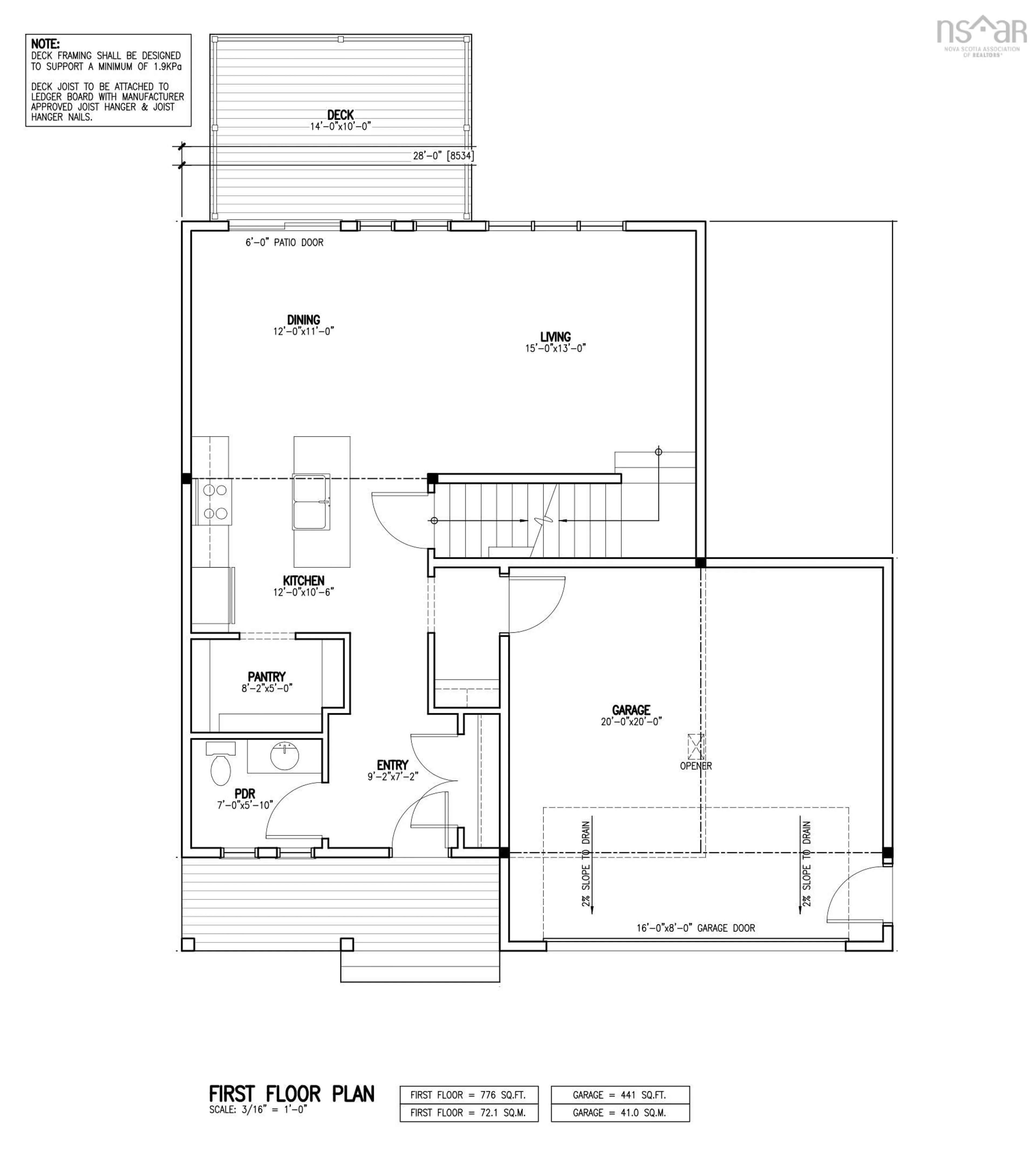 Floor plan for LOT 5102 Bondi, Middle Sackville Nova Scotia B4E 0P5