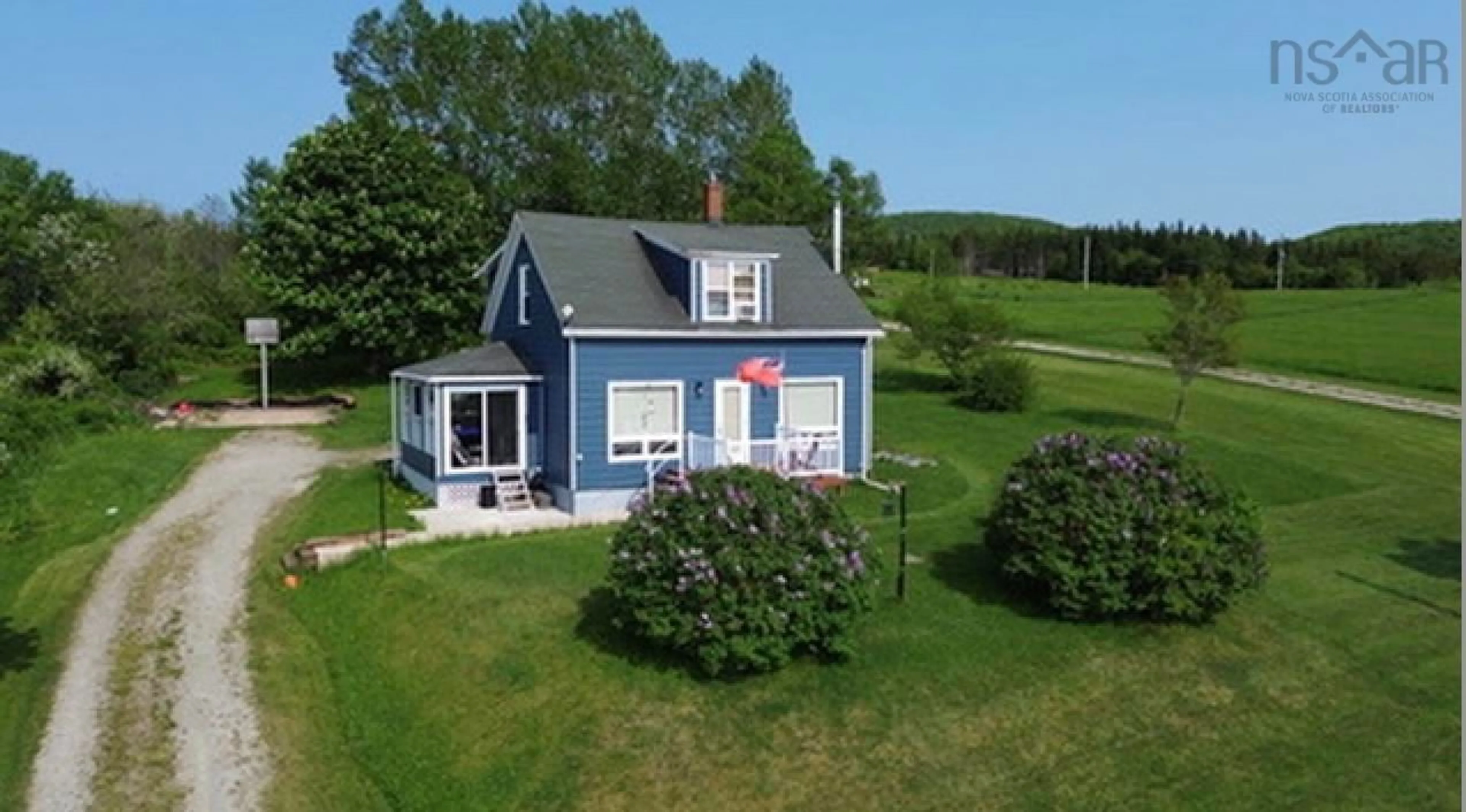 A pic from outside/outdoor area/front of a property/back of a property/a pic from drone, unknown for 3498 Highway 395, East Lake Ainslie Nova Scotia B0E 3M0