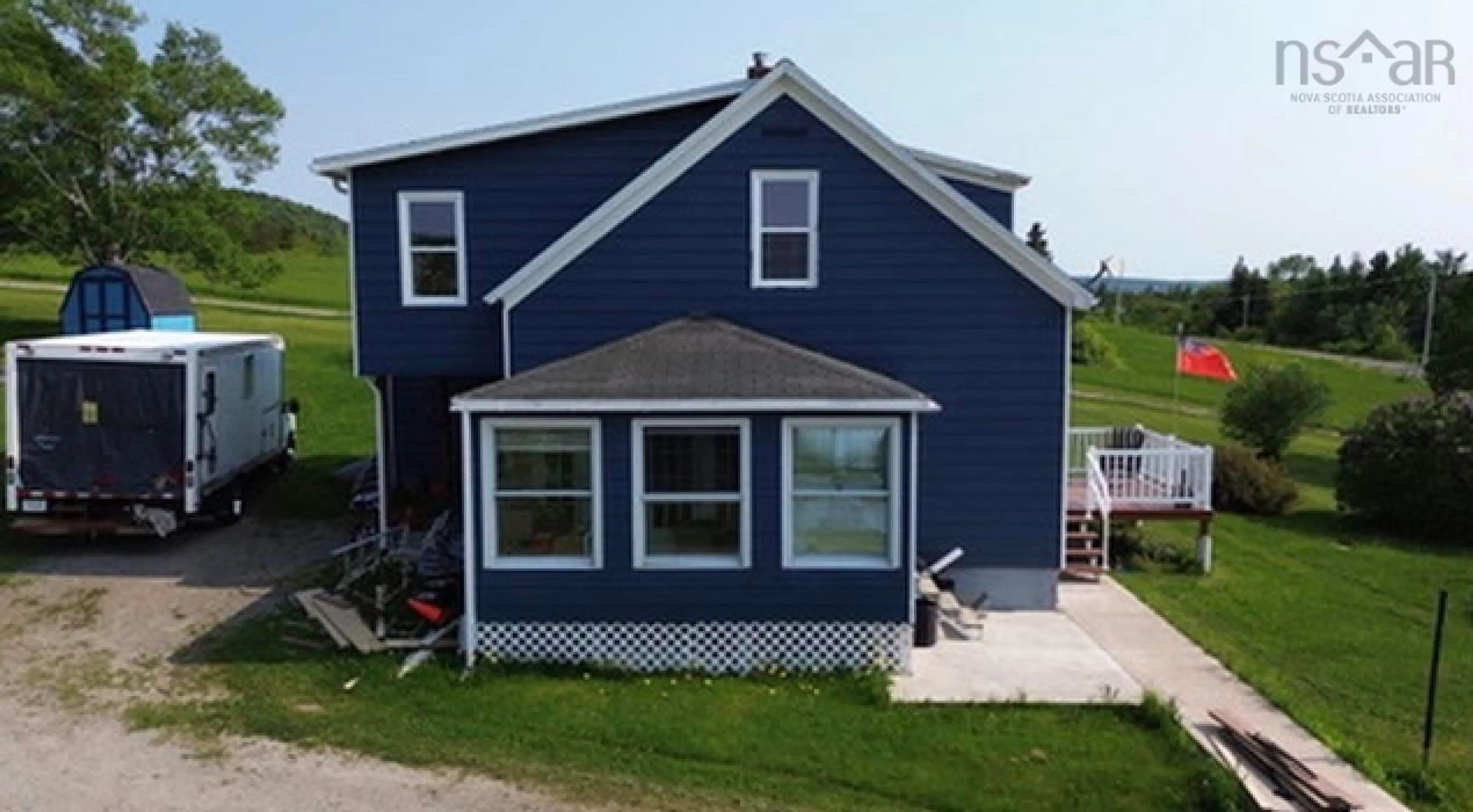 Home with vinyl exterior material, building for 3498 Highway 395, East Lake Ainslie Nova Scotia B0E 3M0