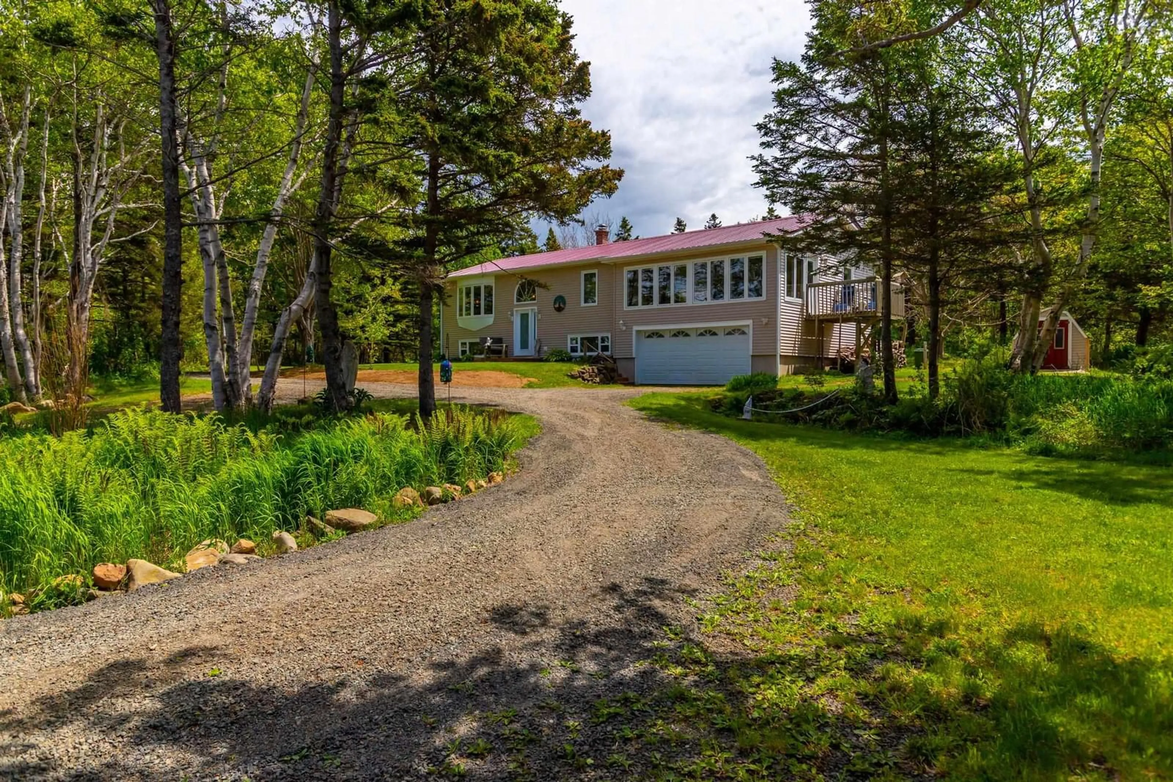 A pic from outside/outdoor area/front of a property/back of a property/a pic from drone, street for 63 Old Litchfield Wharf Rd, Litchfield Nova Scotia B0S 1A0
