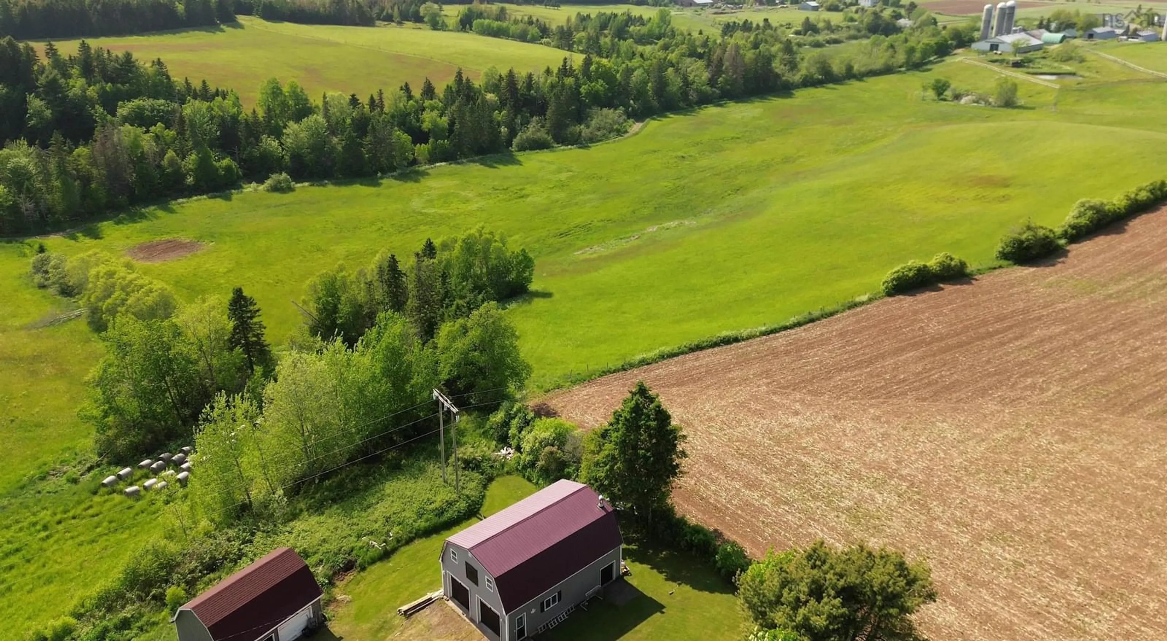 A pic from outside/outdoor area/front of a property/back of a property/a pic from drone, forest/trees view for 33 Downsview Dr, Truro Nova Scotia B6L 1E8