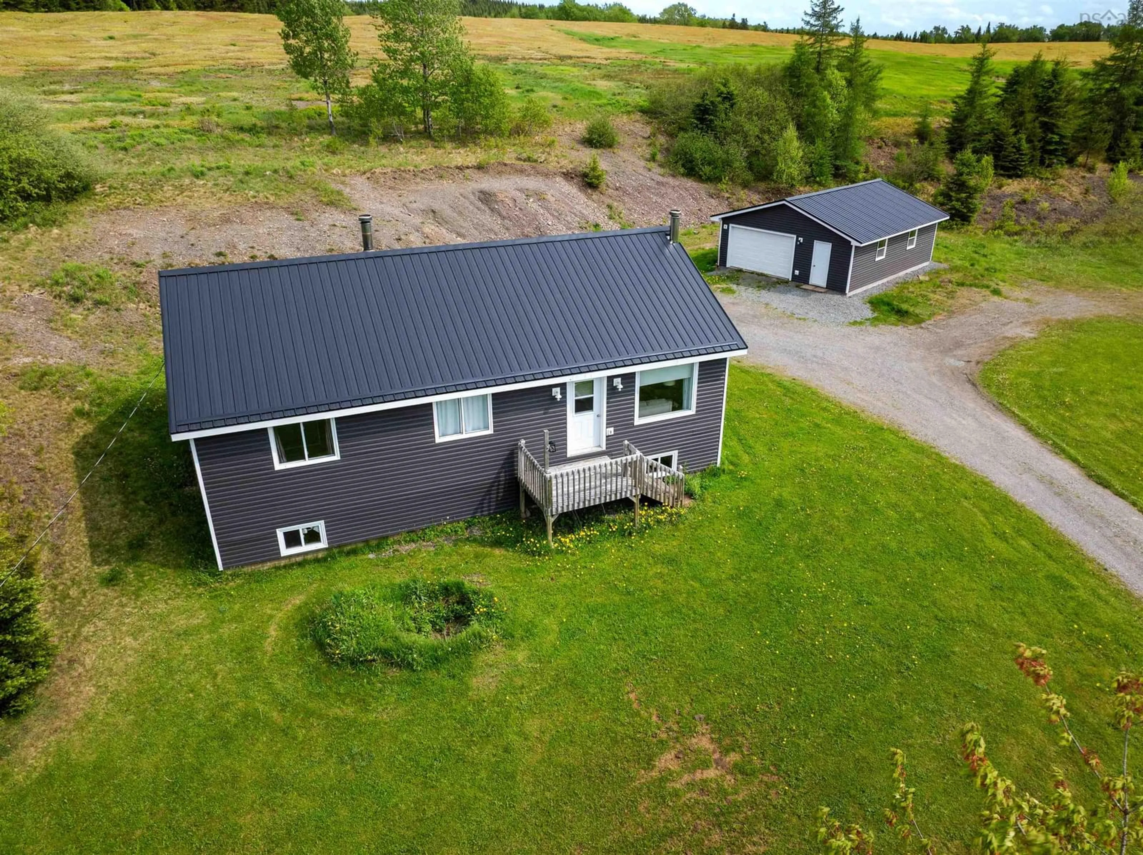 A pic from outside/outdoor area/front of a property/back of a property/a pic from drone, unknown for 432 St. Marys Rd, Dean Nova Scotia B0N 2M0