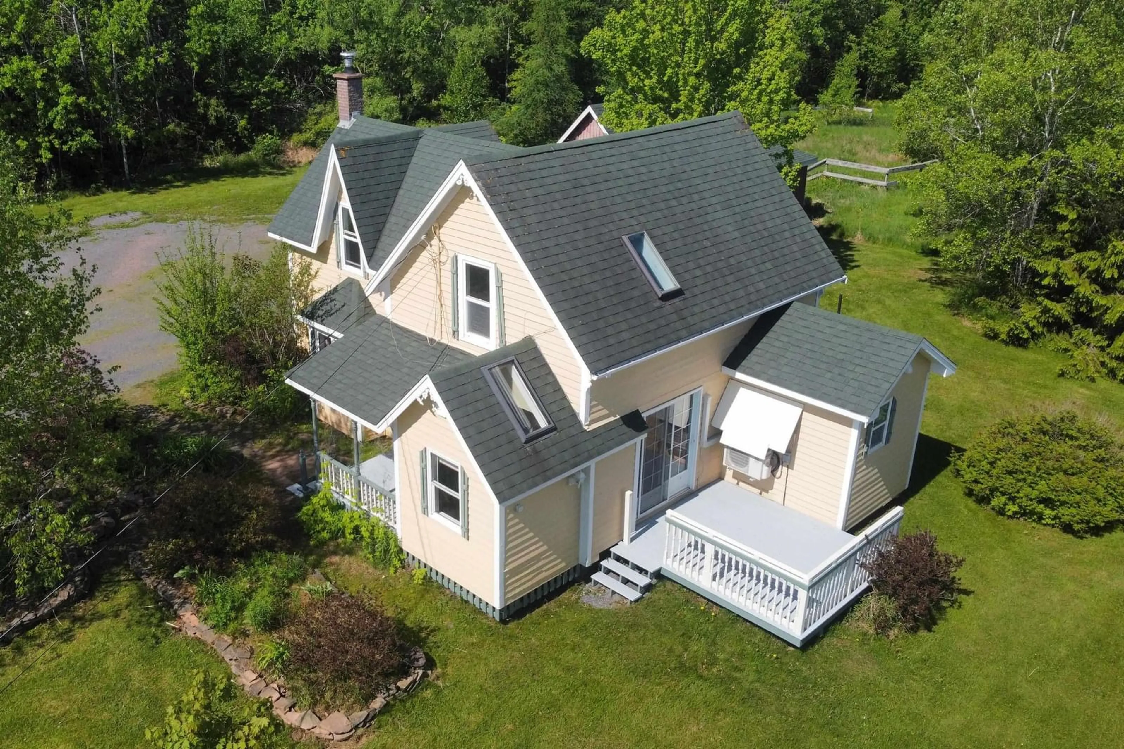 A pic from outside/outdoor area/front of a property/back of a property/a pic from drone, building for 3261 Highway 246, Tatamagouche Nova Scotia B0K 1V0