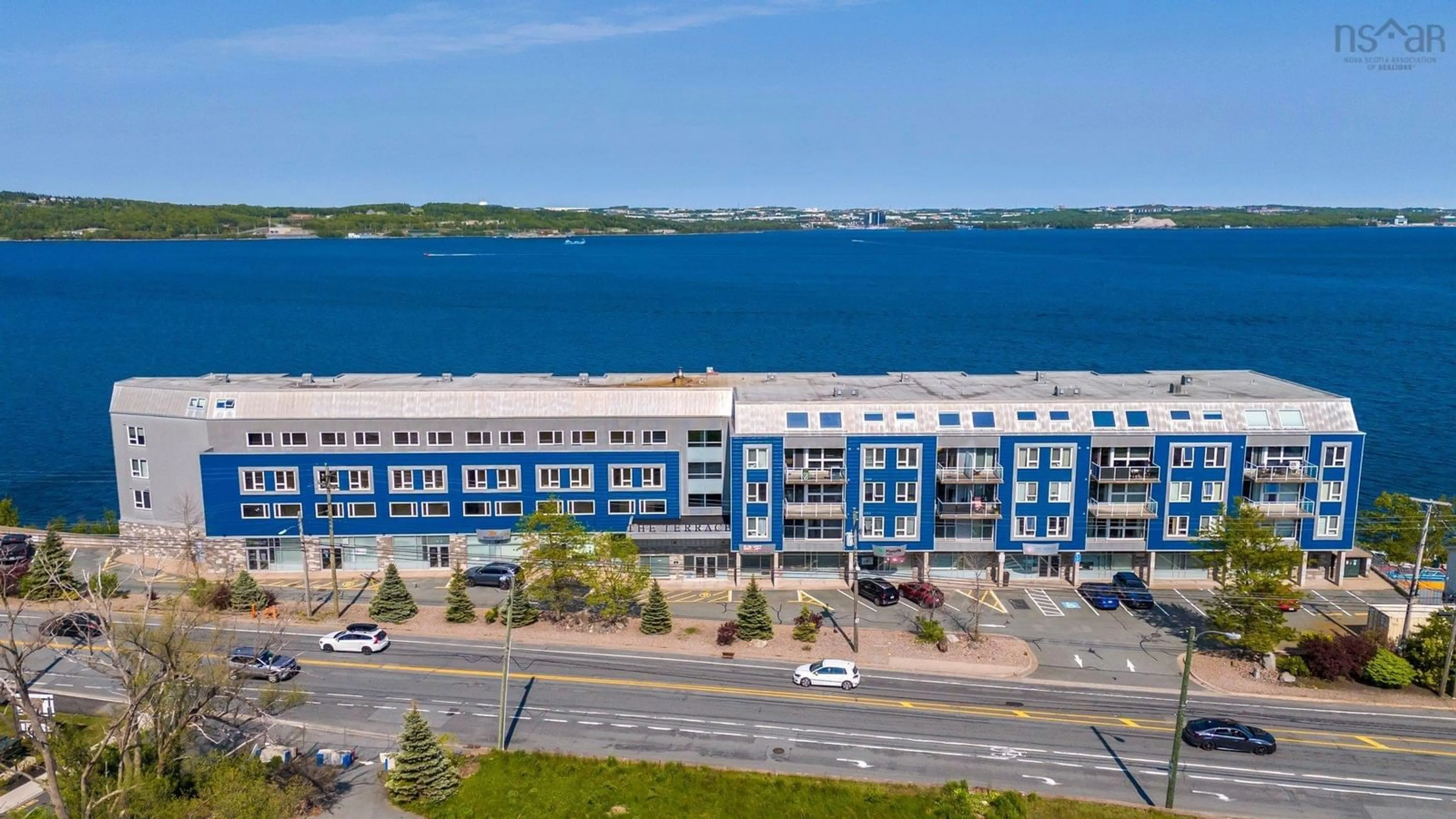 A pic from outside/outdoor area/front of a property/back of a property/a pic from drone, water/lake/river/ocean view for 647 Bedford Hwy #305, Halifax Nova Scotia B3M 0A5
