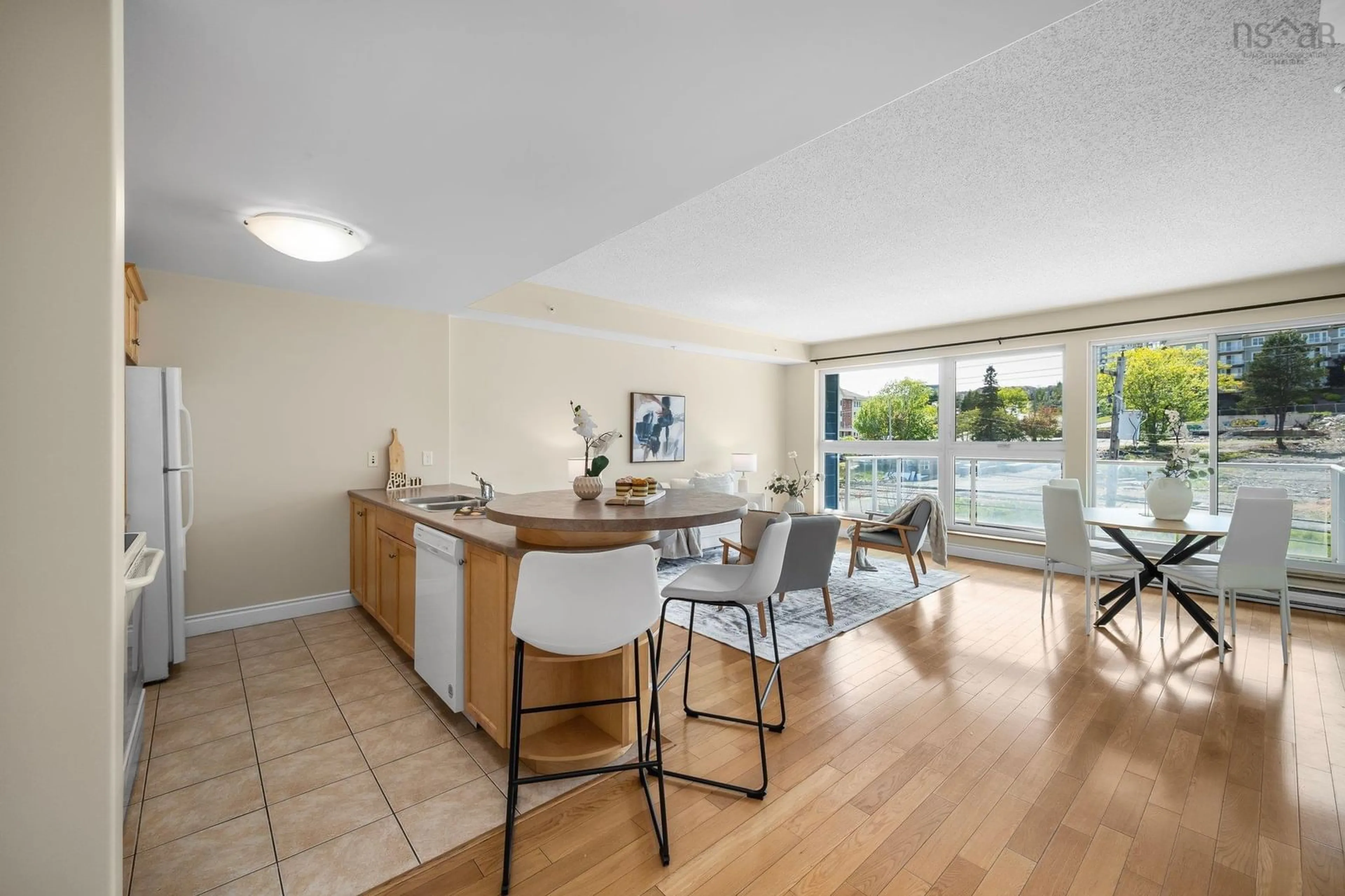 Open concept kitchen, unknown for 647 Bedford Hwy #305, Halifax Nova Scotia B3M 0A5