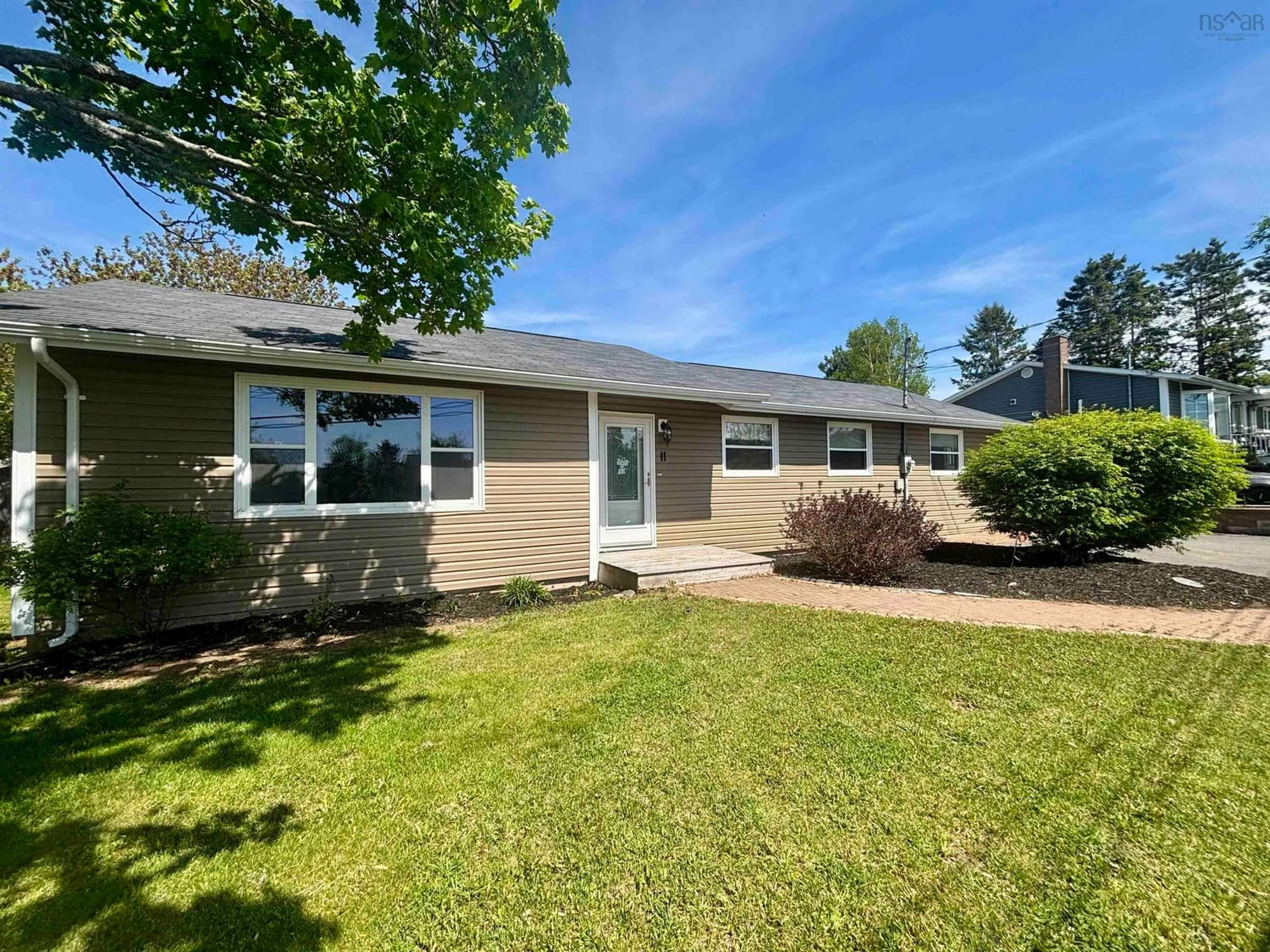 Home with vinyl exterior material, street for 11 Greening Dr, Antigonish Nova Scotia B2G 1R1