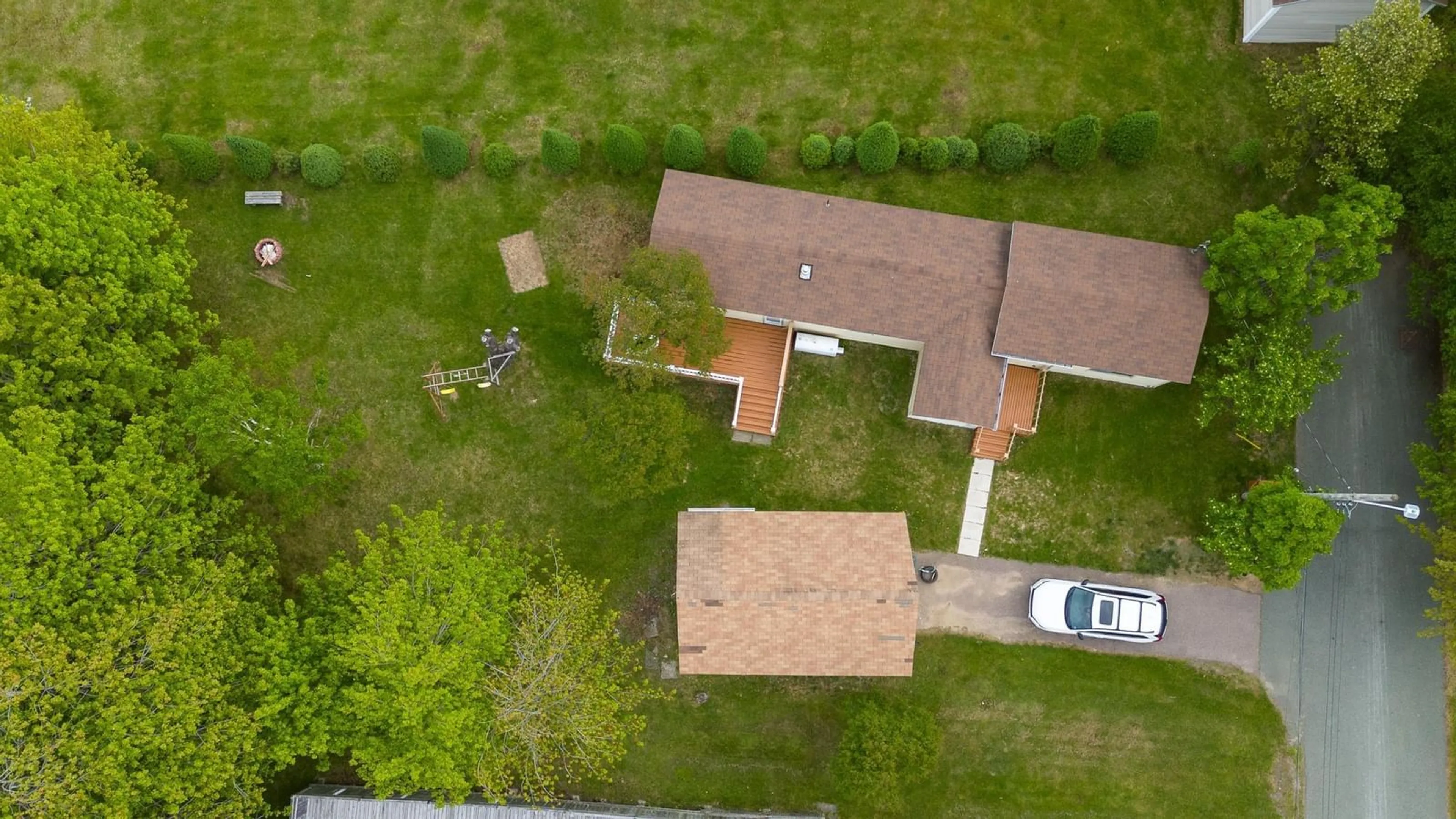 A pic from outside/outdoor area/front of a property/back of a property/a pic from drone, unknown for 37 Gears Lane, Florence Nova Scotia B1Y 1H6